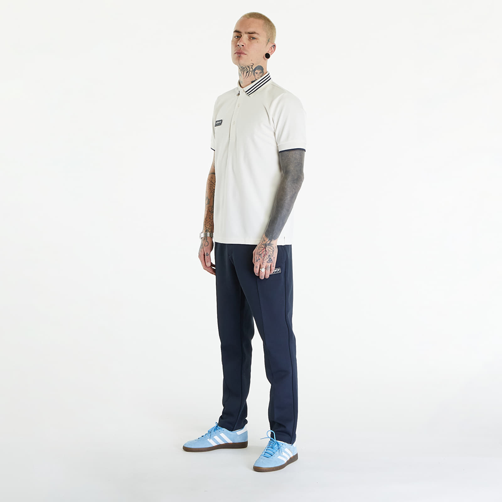 T-shirts adidas Spezial Short Sleeve Polo Shirt Chalk White
