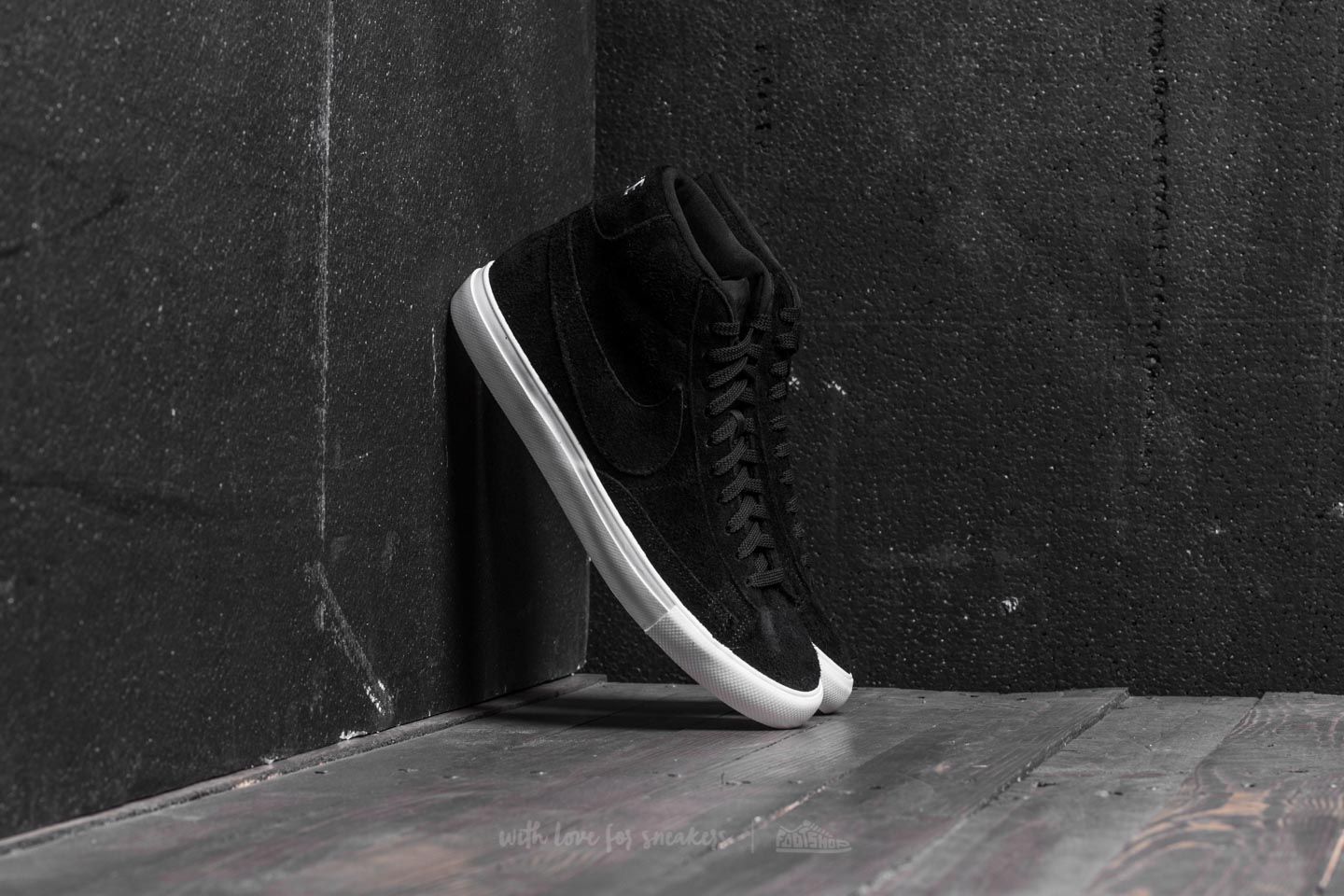 Zapatillas Hombre Nike Blazer Mid Black/ Black-Summit White