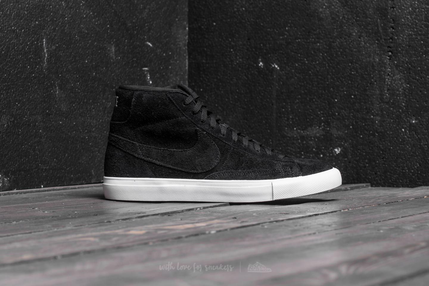 Zapatillas Hombre Nike Blazer Mid Black/ Black-Summit White