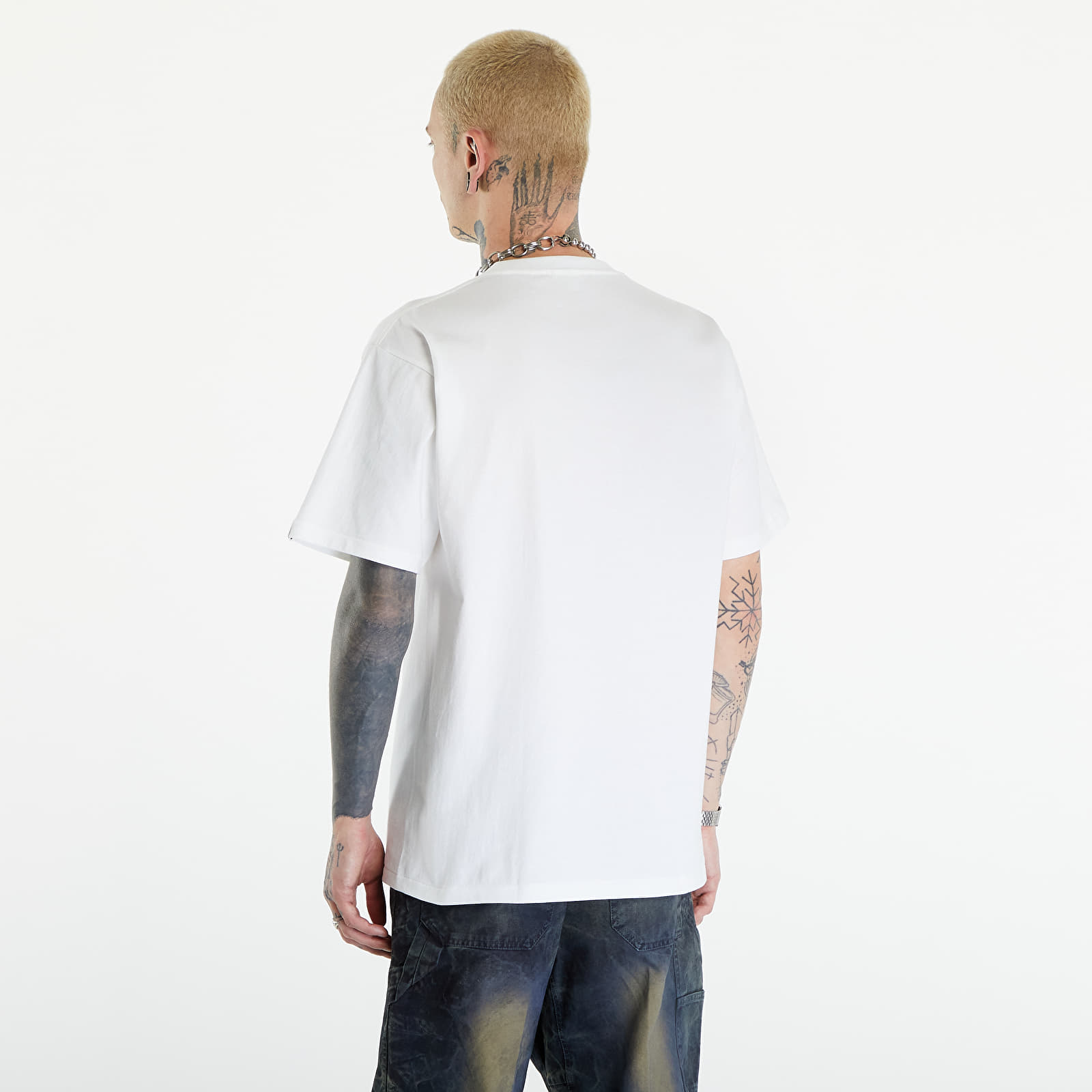 T-Shirts A BATHING APE Abc Camo College Tee White/ Green