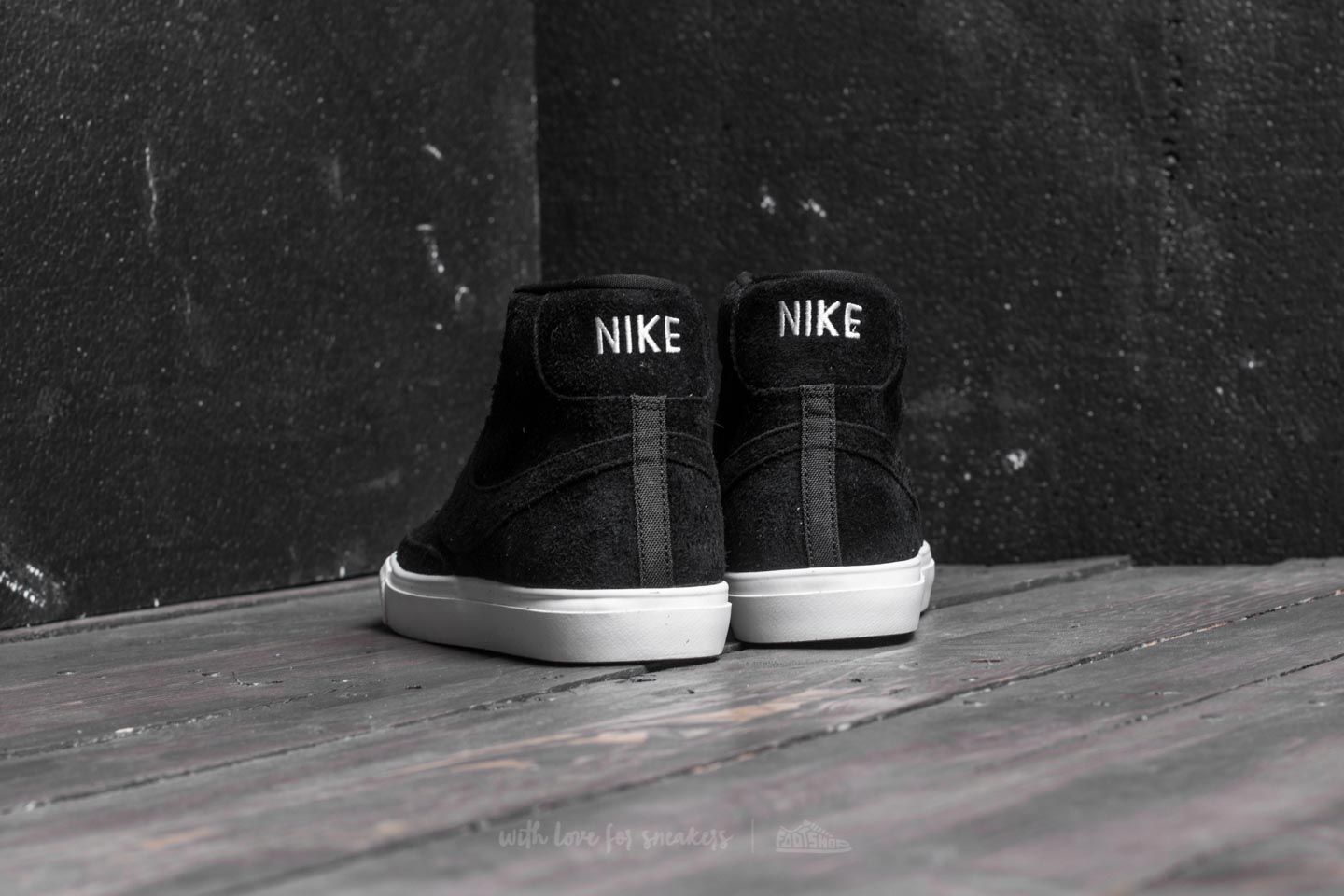 Zapatillas Hombre Nike Blazer Mid Black/ Black-Summit White