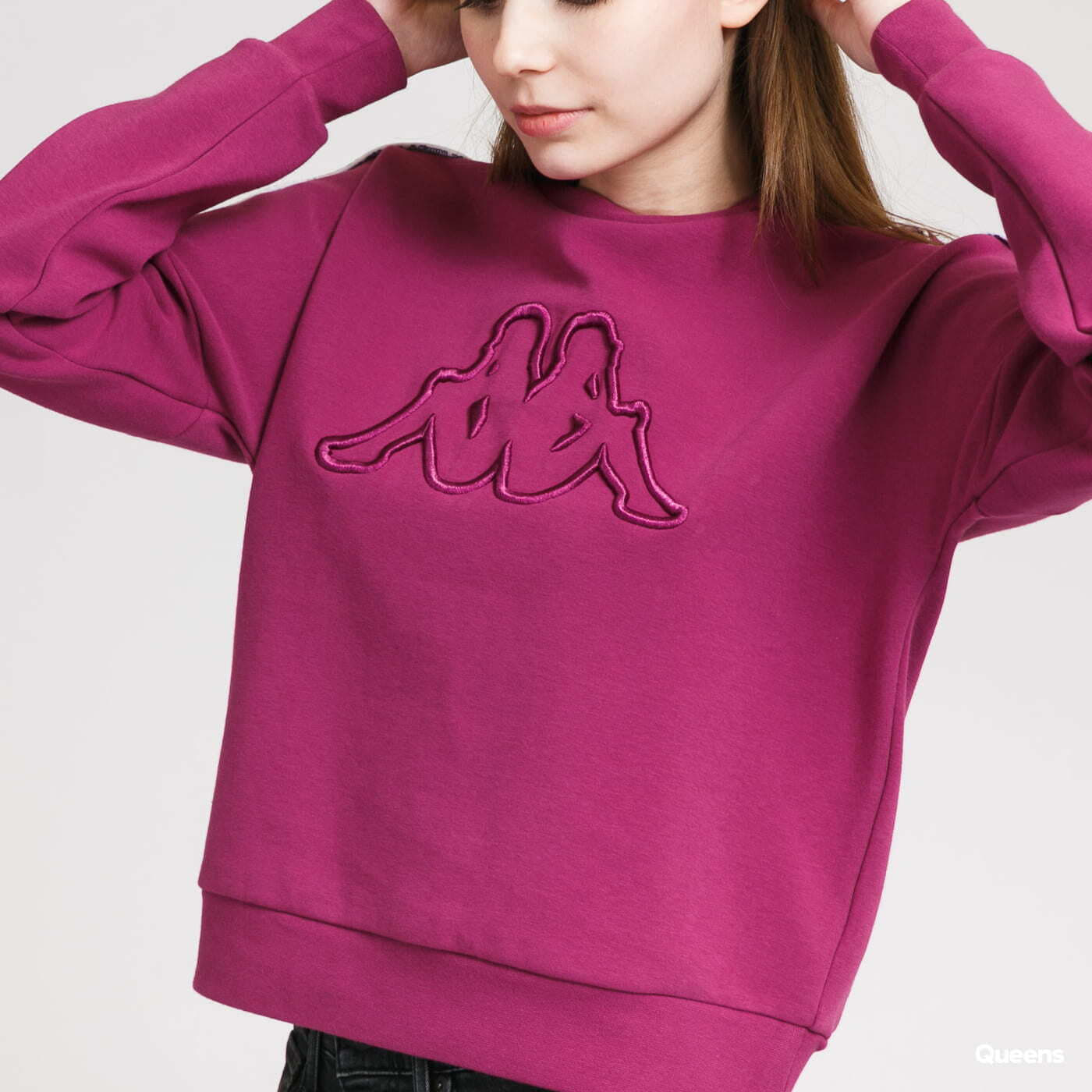 Hoodies en truien Kappa Logo Tape Barge Purple