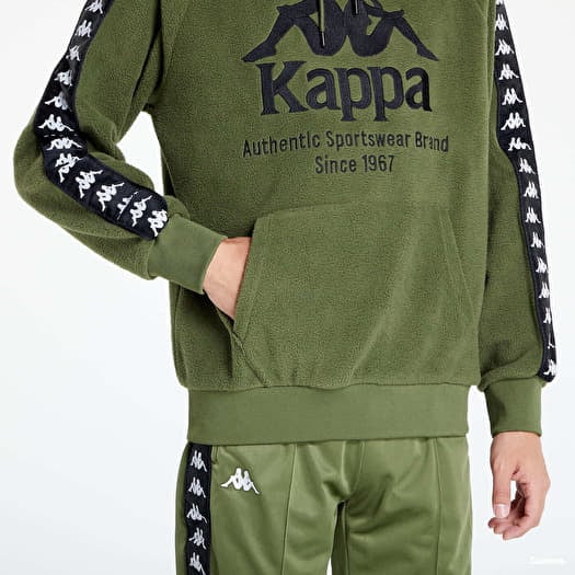 Olive green kappa hoodie shop