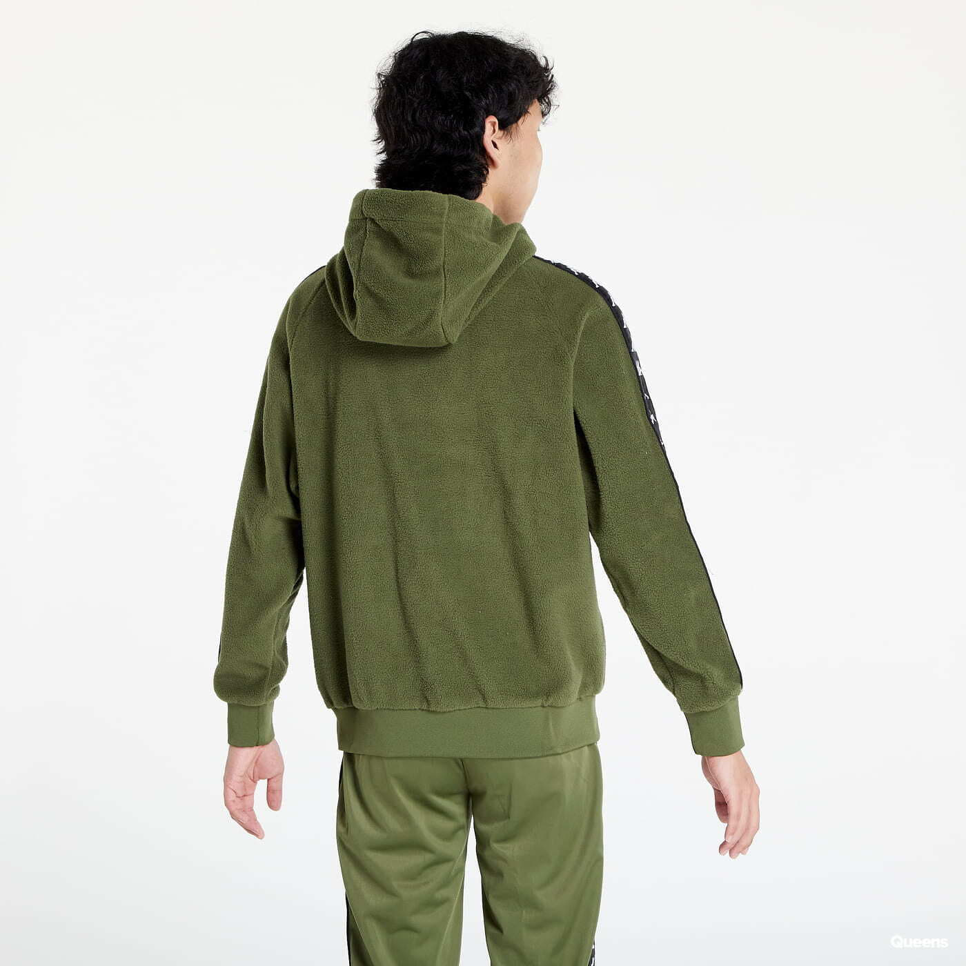 Mikinas ar kapuci un sporta krekli Kappa 222 Banda Viper Hoodie Green