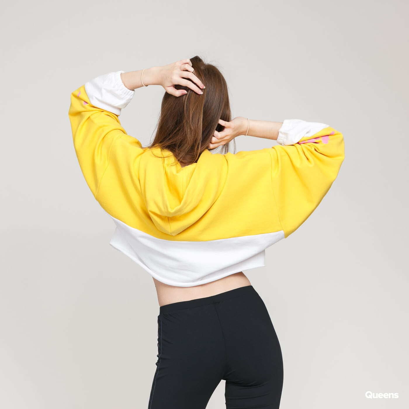 Sudaderas Kappa Authentic Sand Claydee Yellow/ White/ Pink