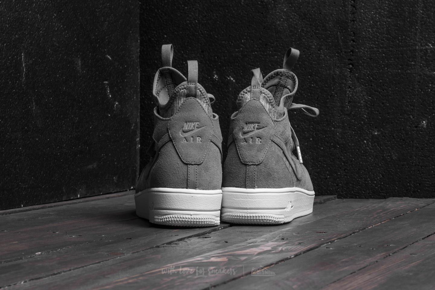 Men's shoes Nike Air Force 1 Ultraforce Mid Premium Cool Grey/ Cool Grey-White