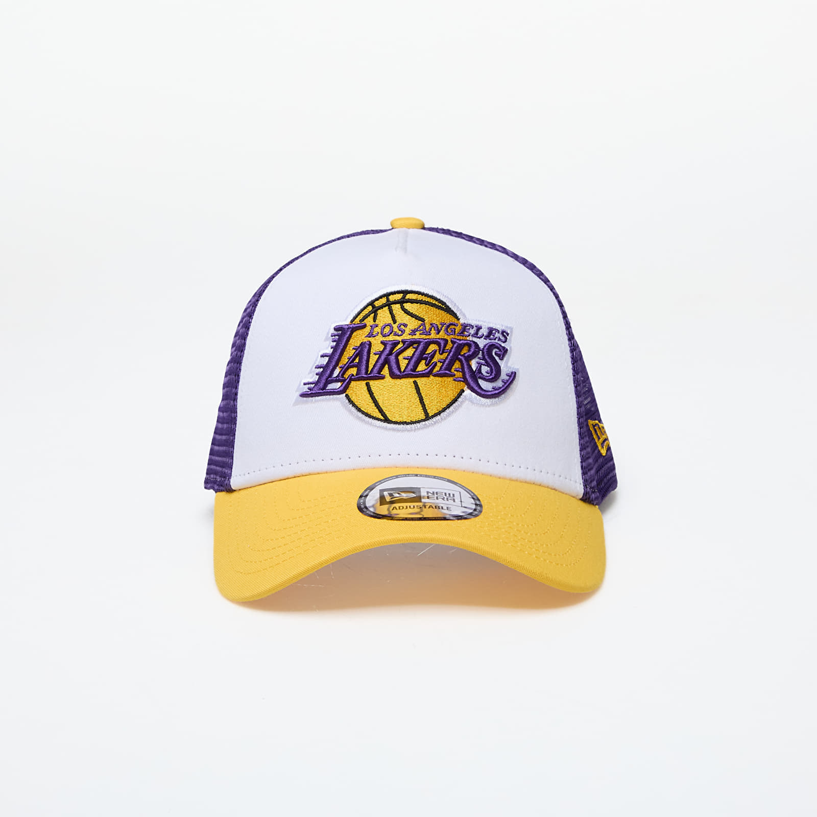 Шапки New Era Los Angeles Lakers 9Forty Trucker Canary Yellow/ True Purple