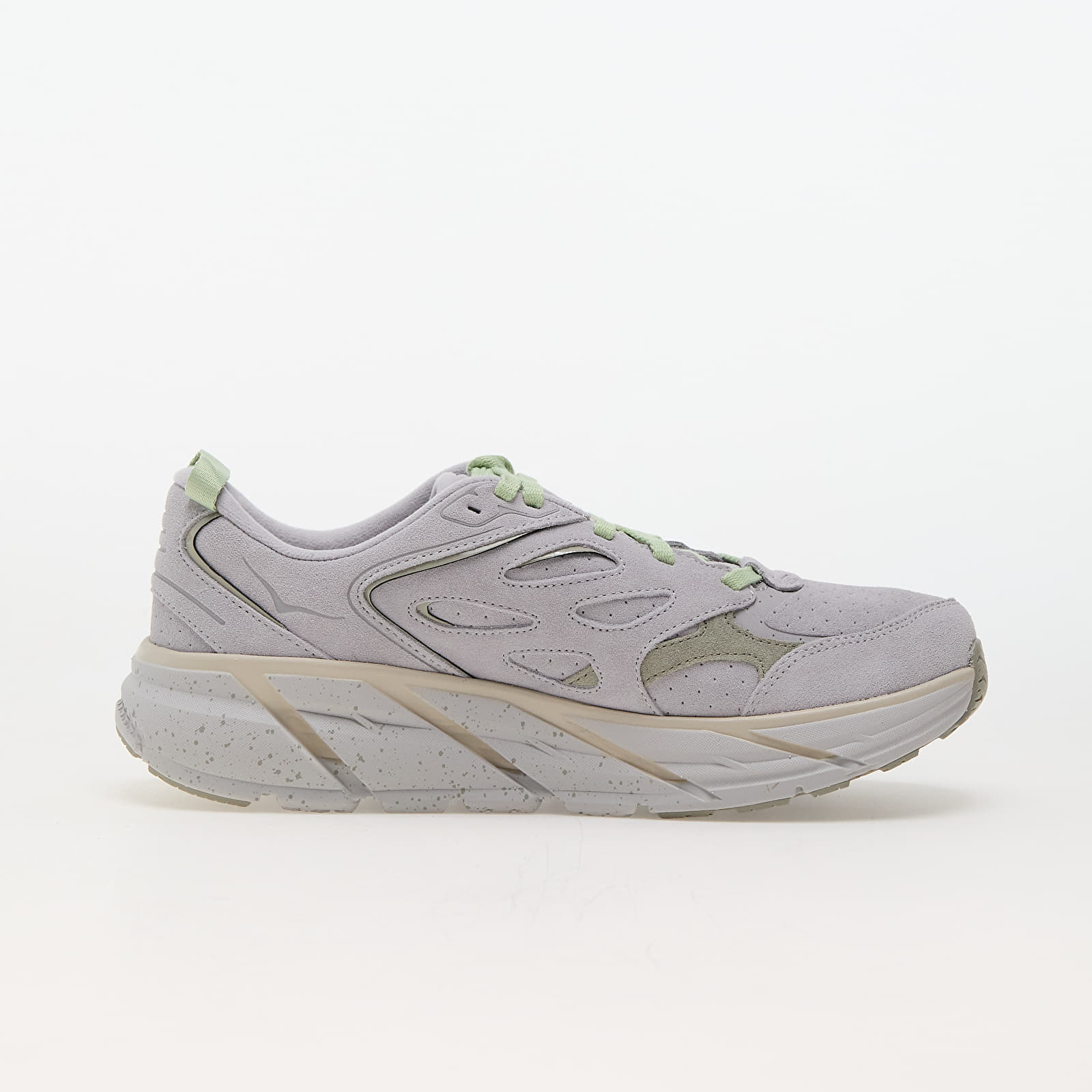 Men's shoes Hoka® U Clifton L Suede Vaporous Grey/ Barely Green