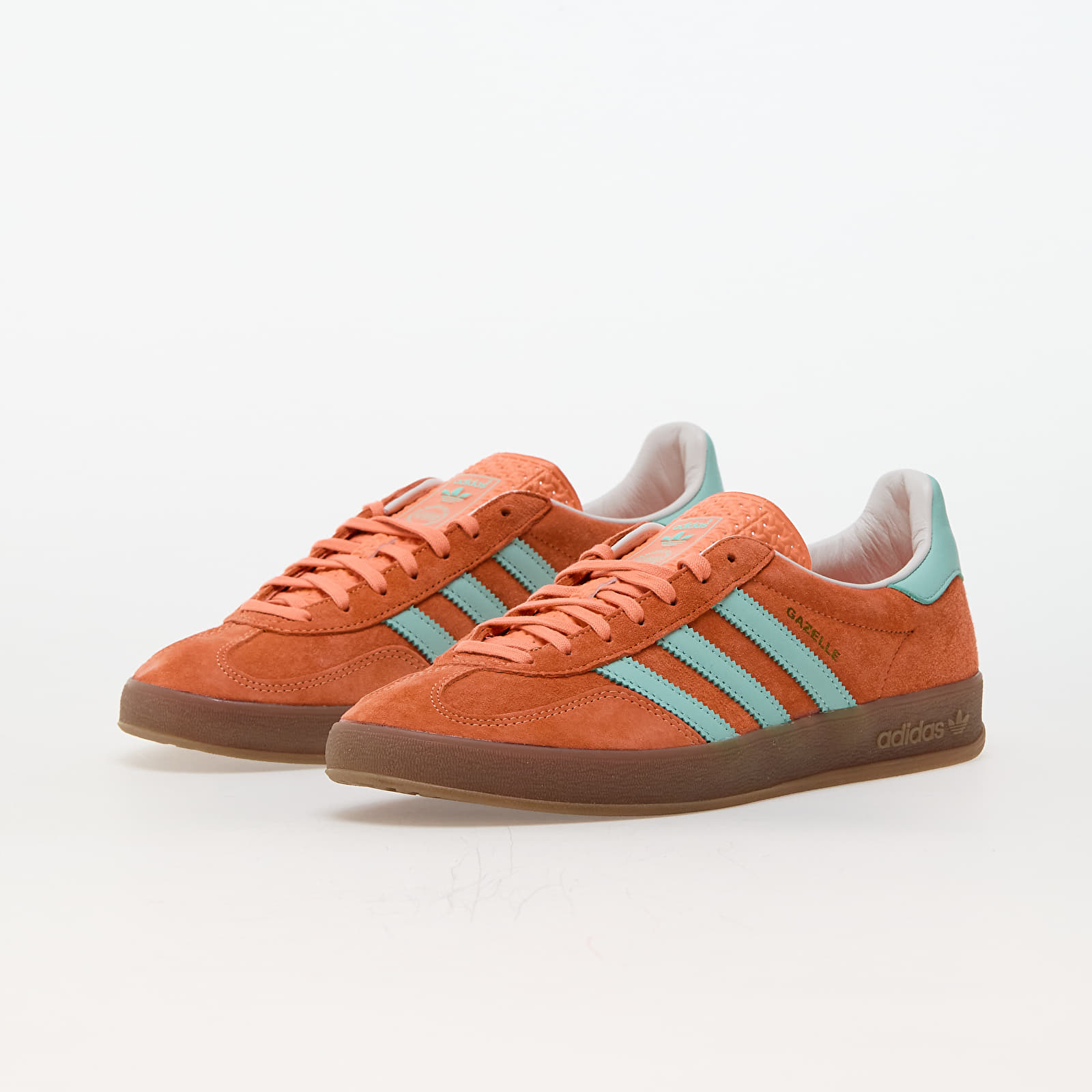 Men's shoes adidas Gazelle Indoor Easy Orange/ Clear Mint/ Gum