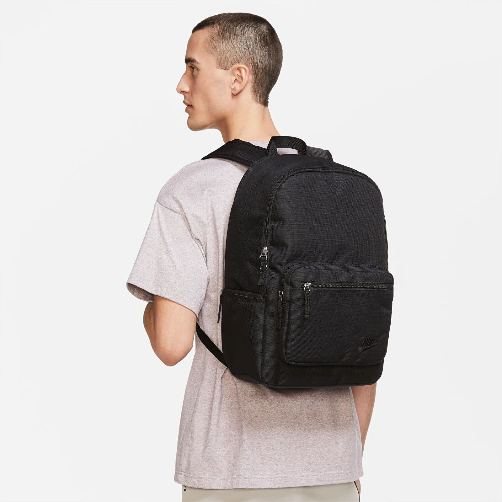 Pánské batohy Nike Heritage Eugene Backpack Black/ Black/ Black