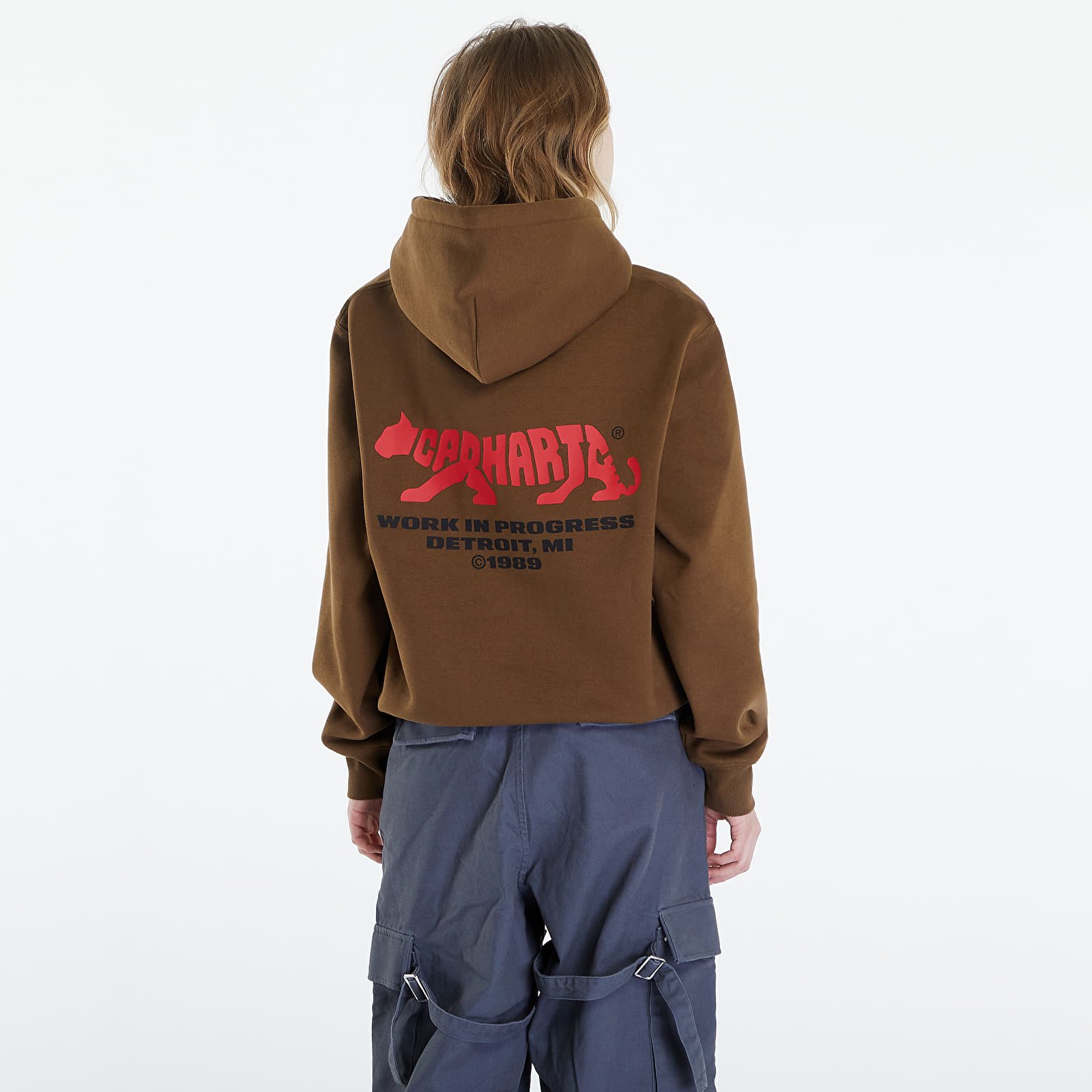 Hanorace Carhartt WIP Rocky Script Hoodie UNISEX Lumber