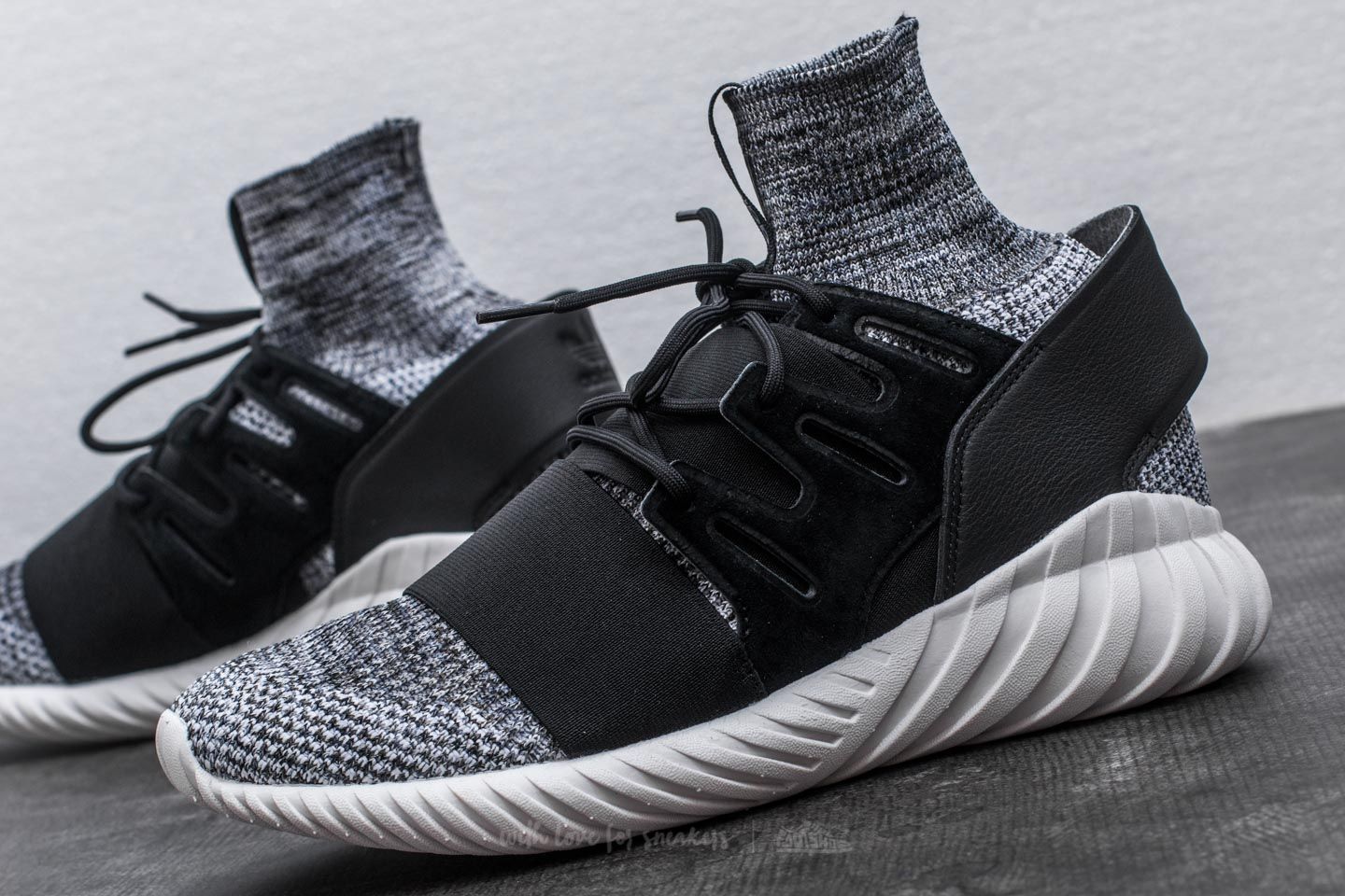 Men's shoes adidas Tubular Doom Primeknit  Core Black/ Grey Three/ Tech Ink