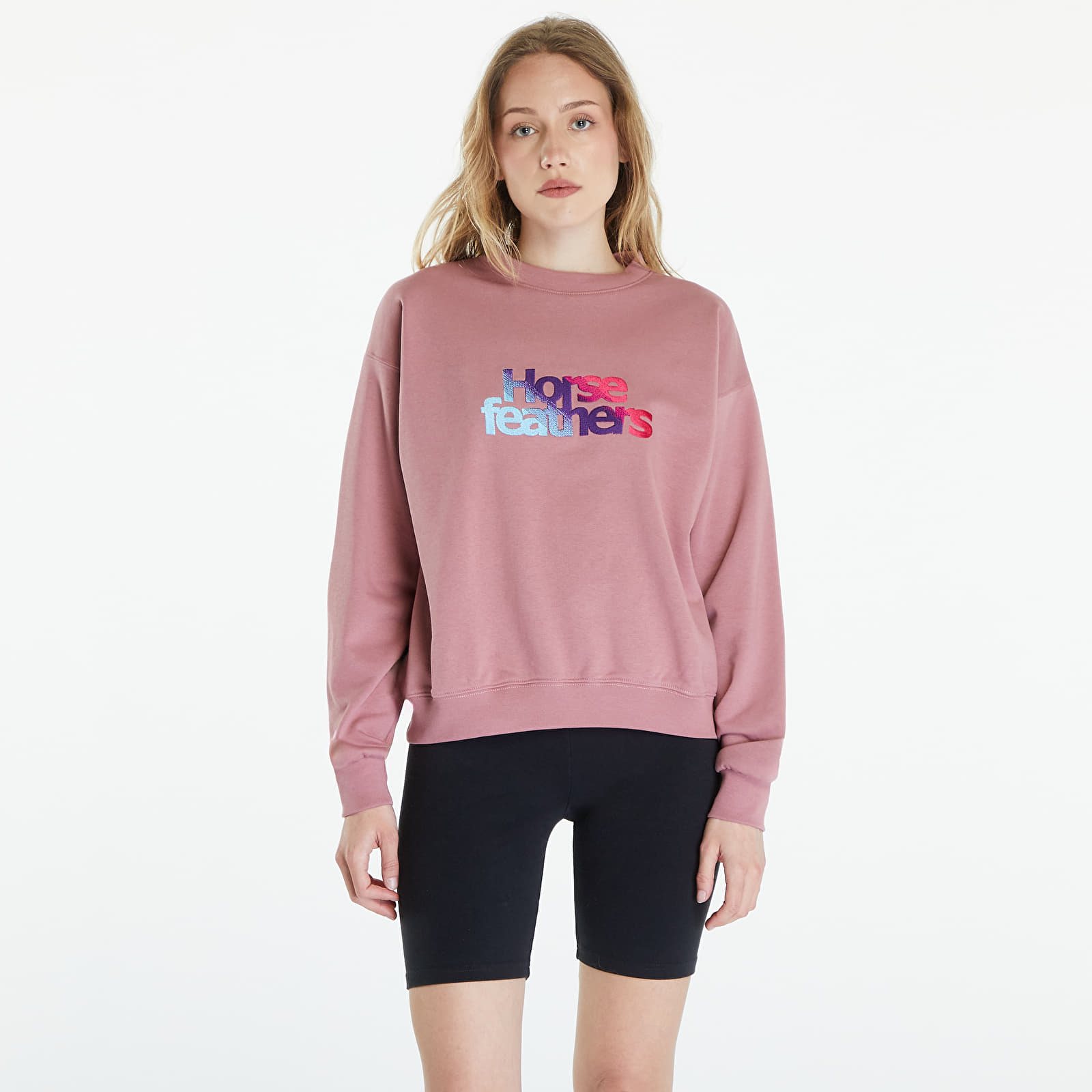 Hoodies en truien Horsefeathers Haley Sweatshirt Ash Rose