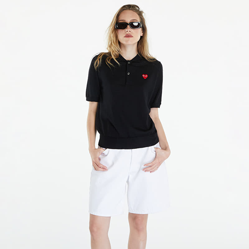 Comme des Garçons PLAY Red Emblem Sweater UNISEX Black