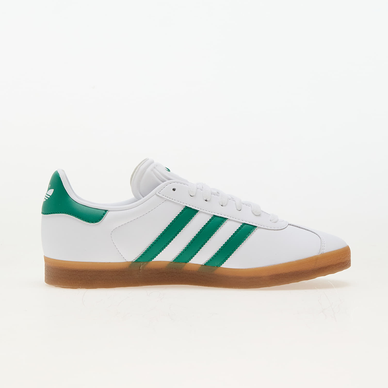 Herenschoenen adidas Gazelle Cloud White/ Bold Green/ Gold Metallic