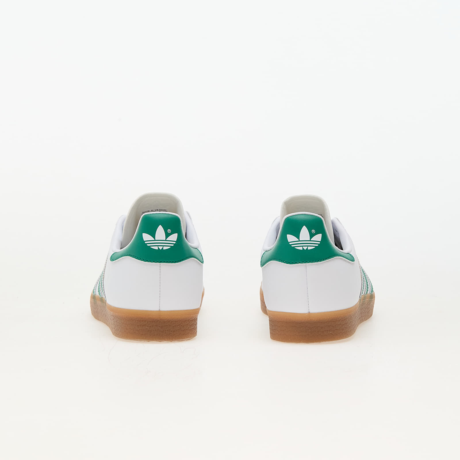 Herenschoenen adidas Gazelle Cloud White/ Bold Green/ Gold Metallic