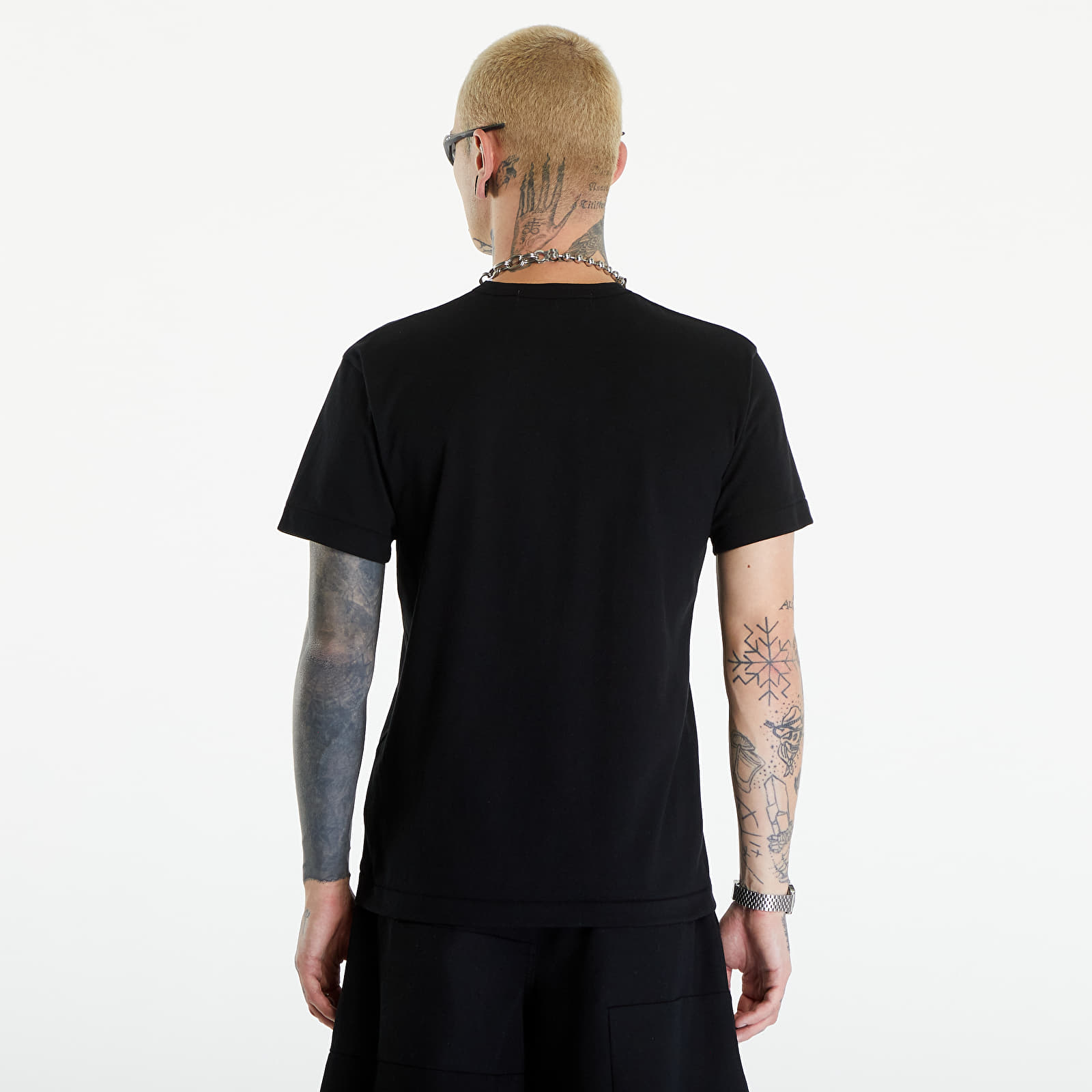 T-shirts Comme des Garçons PLAY Short Sleeve Logo Print T-Shirt UNISEX Black