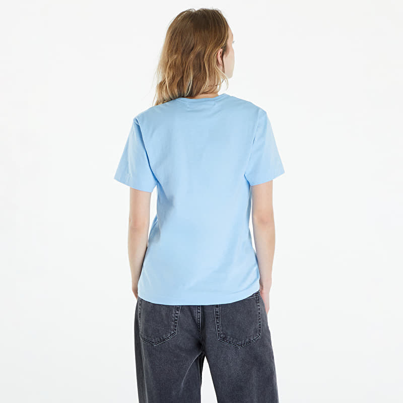 Comme des Garçons PLAY Short Sleeve Logo Print T-Shirt UNISEX Blue