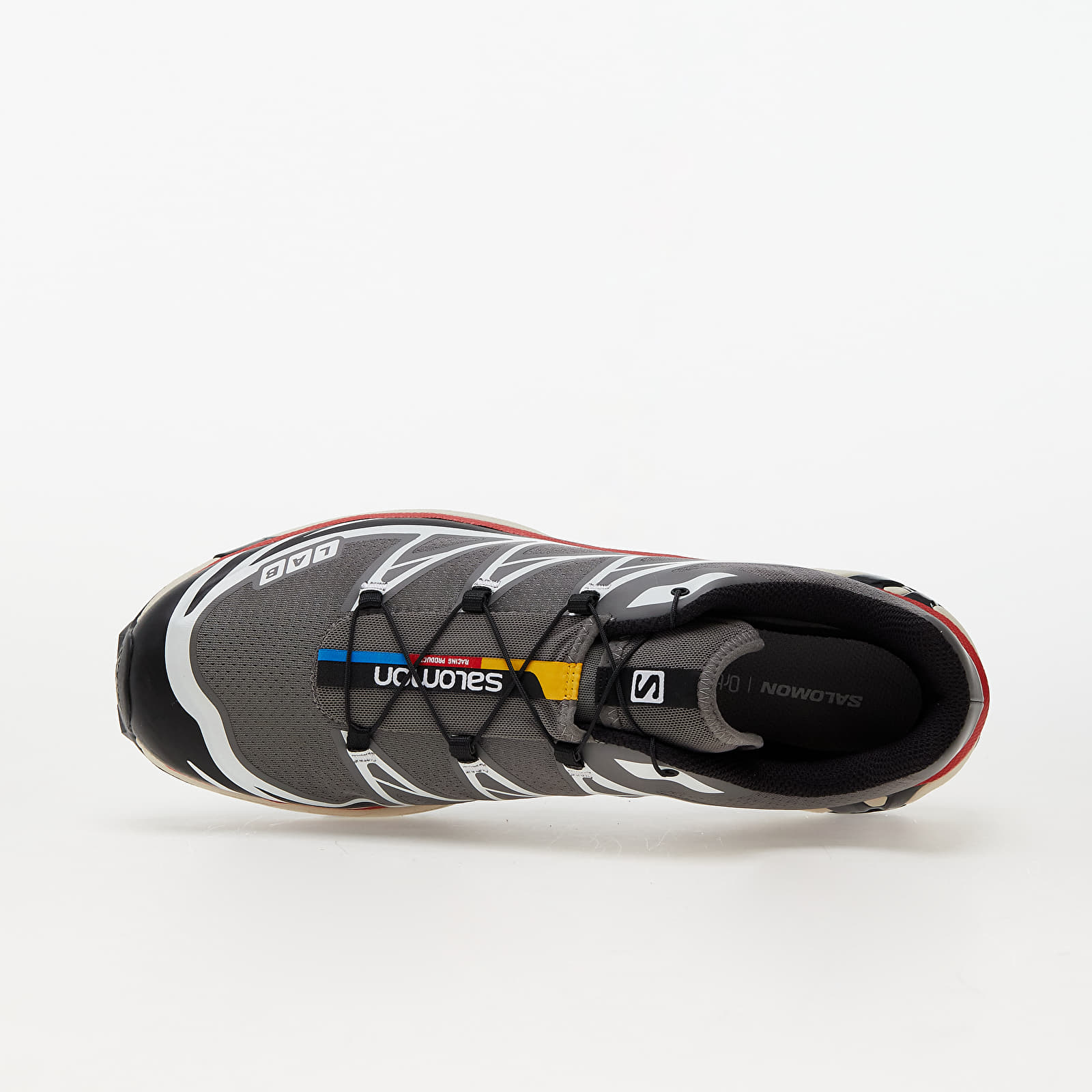 Miesten kengät Salomon XT-6 Pewter/ Black/ Aurora Red