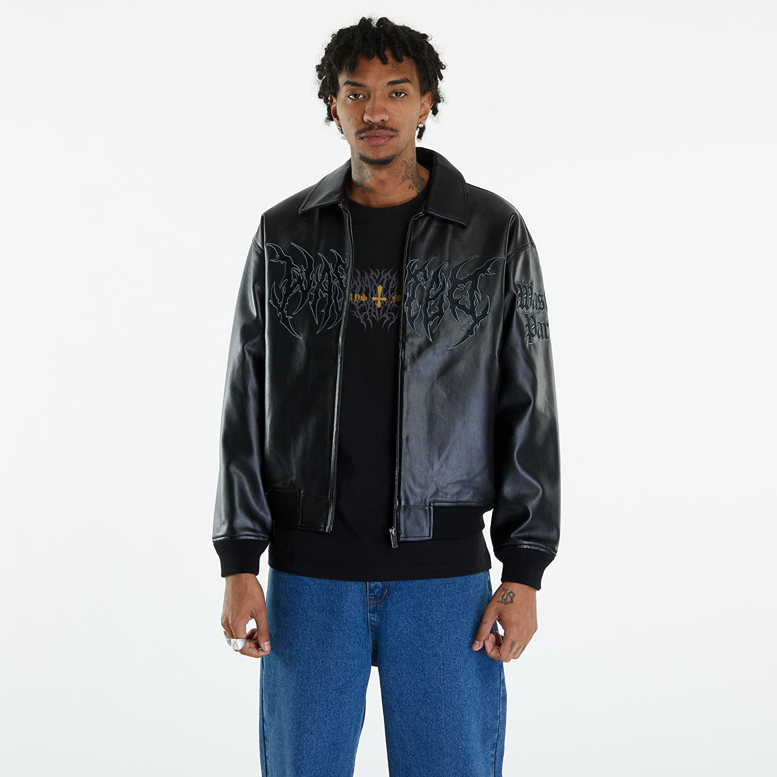 Jakker Wasted Paris Varsity Jacket Blitz Black