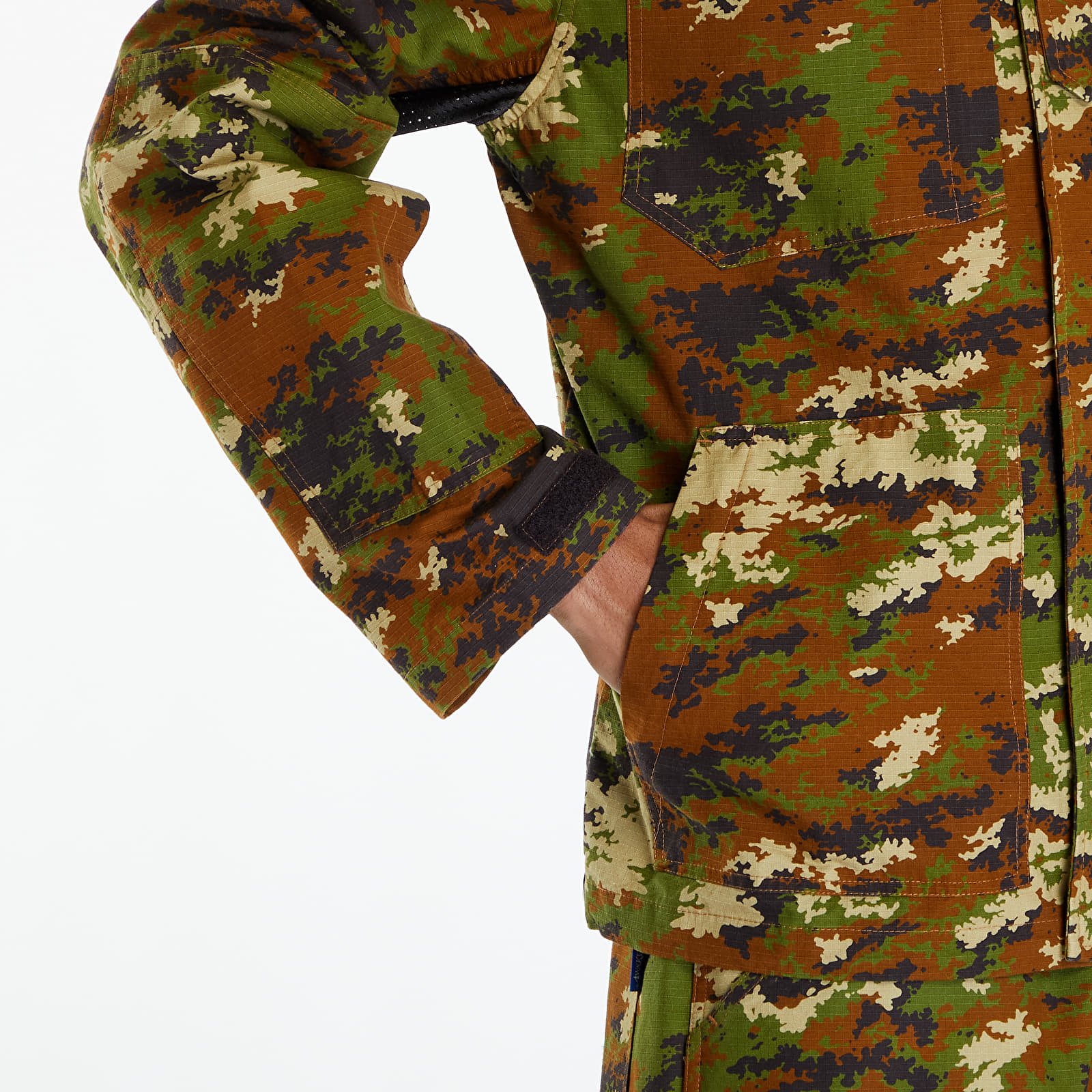 Bundy Awake NY Camo Ripstop Jacket Green Camo