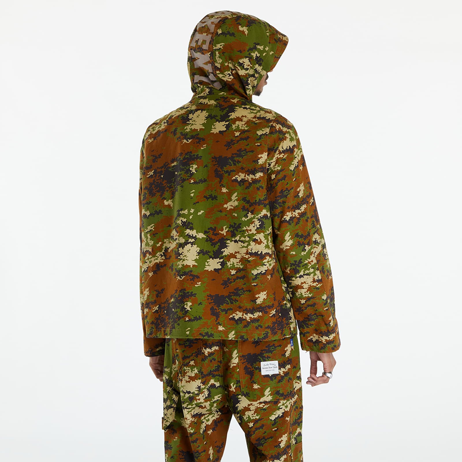Bundy Awake NY Camo Ripstop Jacket Green Camo