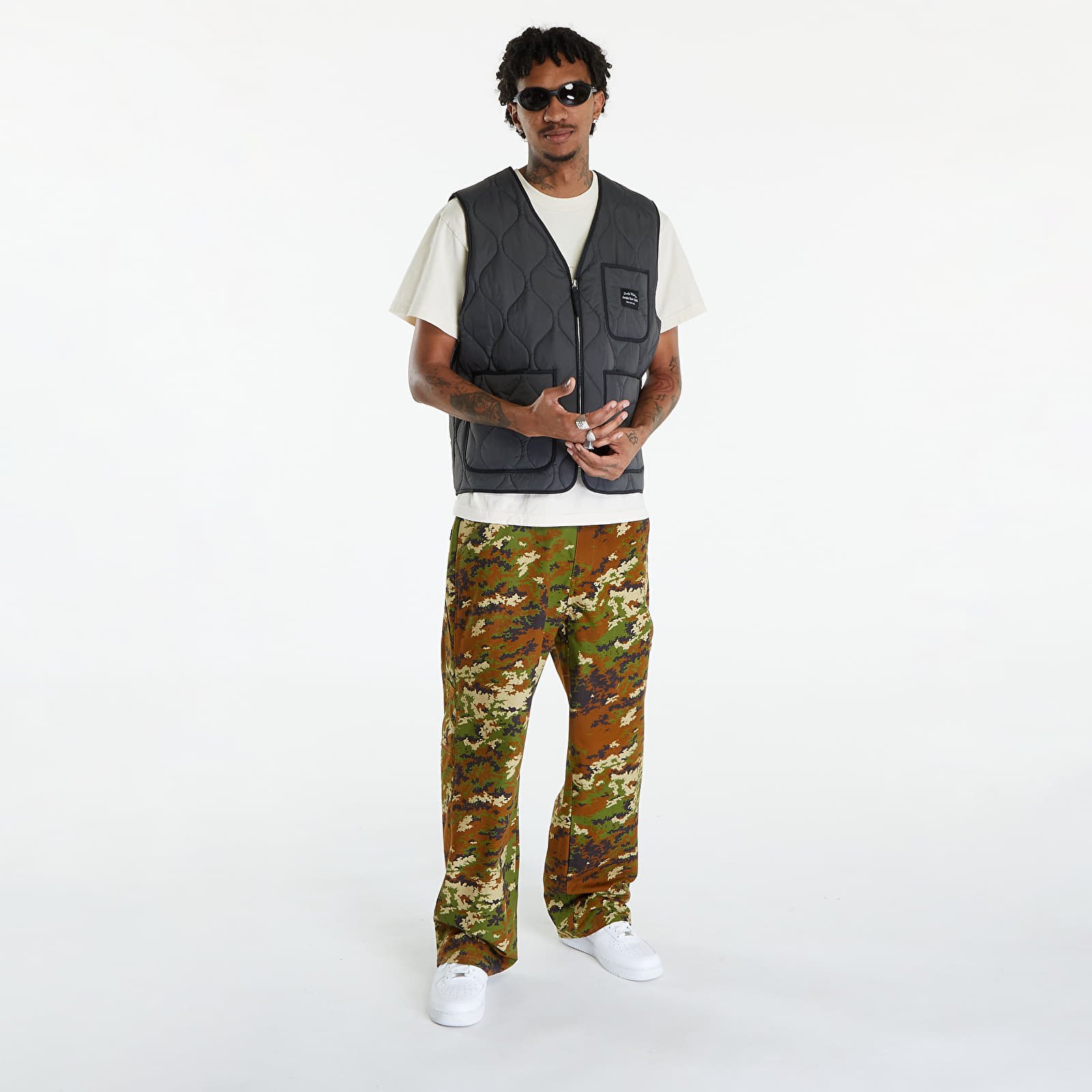 Γιλέκα Awake NY Quilted Vest Charcoal