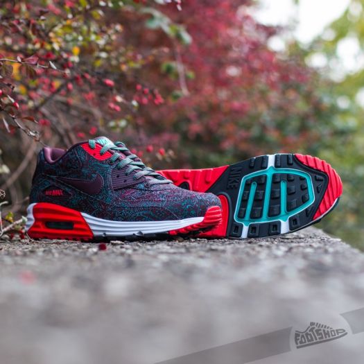 Men s shoes Nike Air Max Lunar90 PRM QS Suit Tie Deep Burgundy Footshop