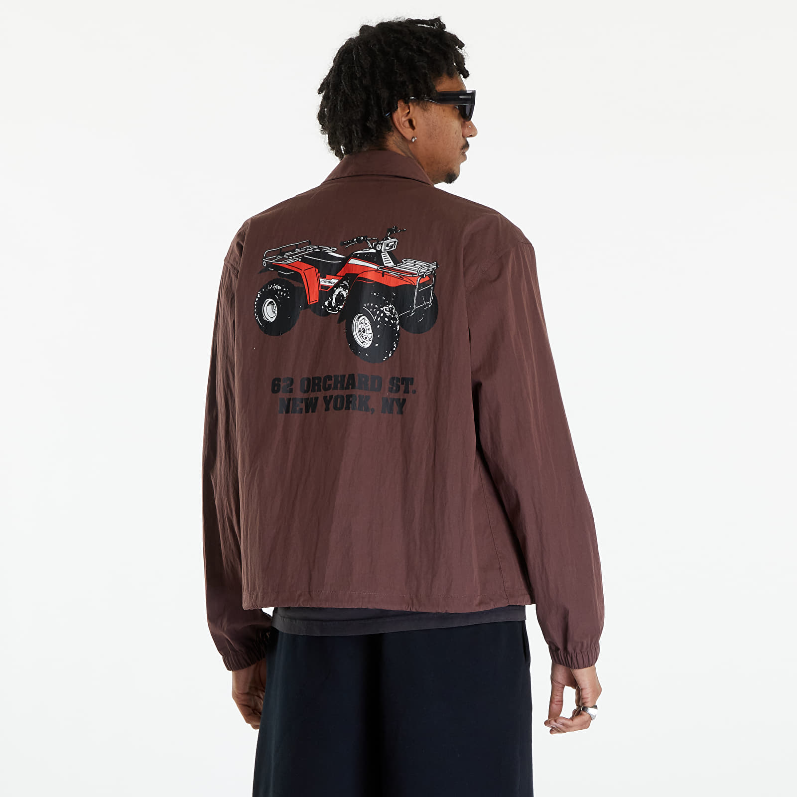 Kurtki Awake NY 4 Wheeler Coaches Jacket Brown
