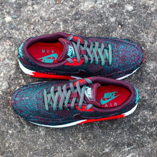 Men s shoes Nike Air Max Lunar90 PRM QS Suit Tie Deep Burgundy Footshop