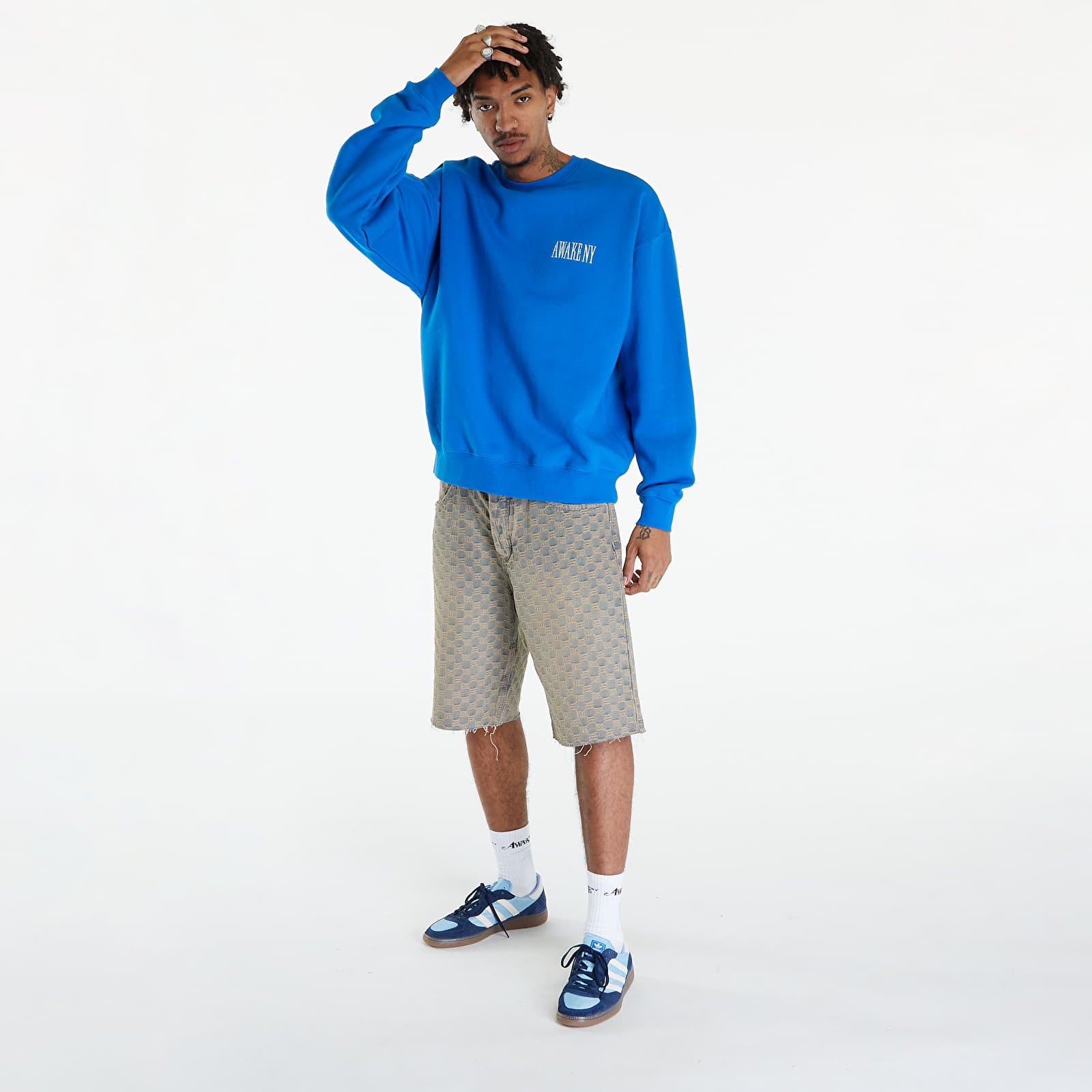 Hoodies and sweatshirts  Awake NY Awake Crewneck Blue
