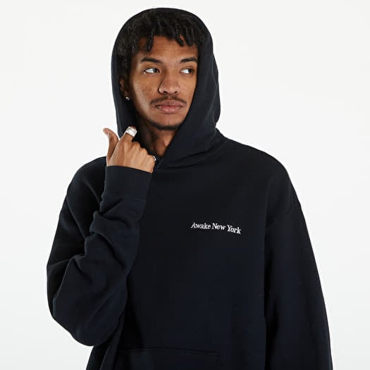Black embroidered hoodie new arrivals