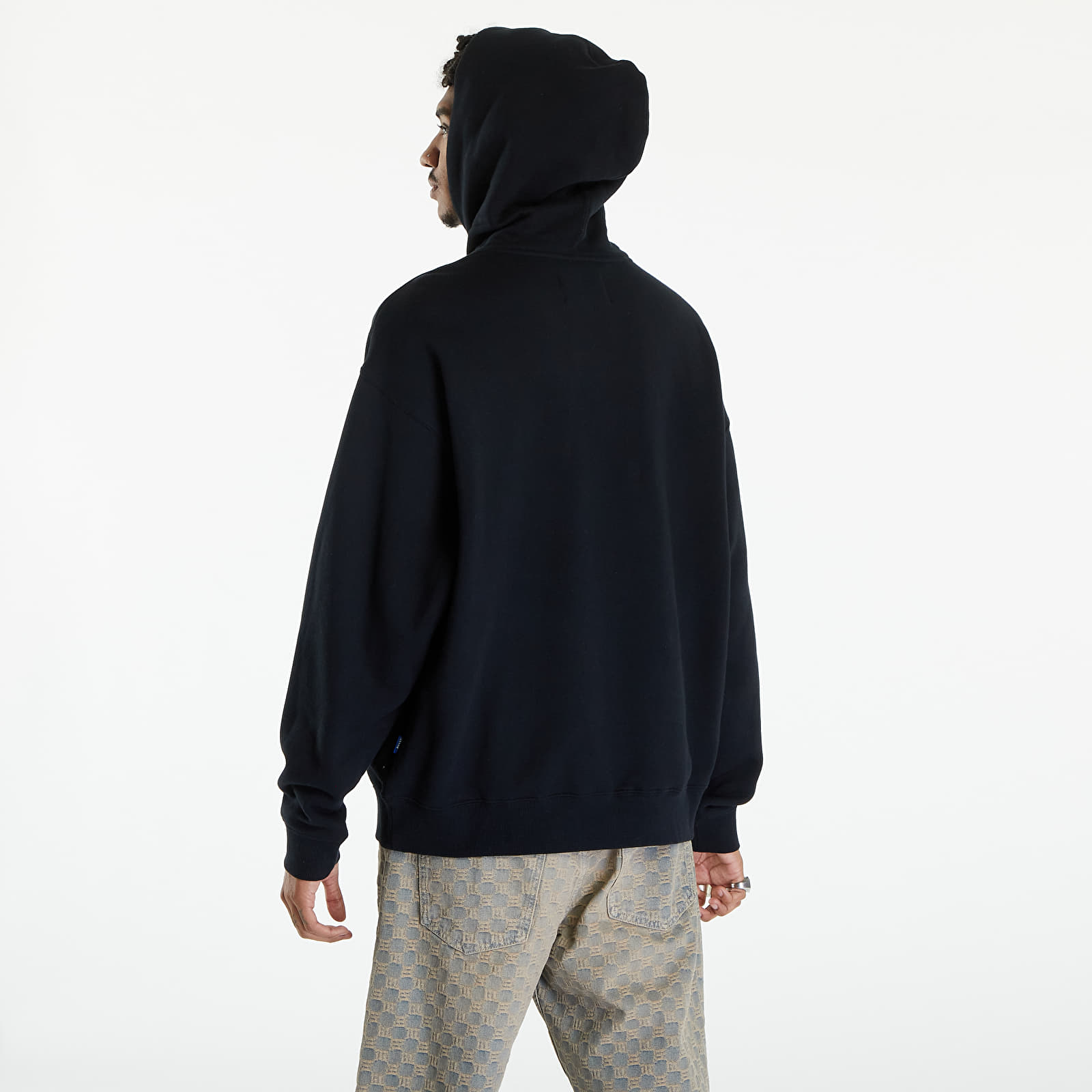 Hoodies and sweatshirts  Awake NY Serif Logo Embroidered Hoodie Black