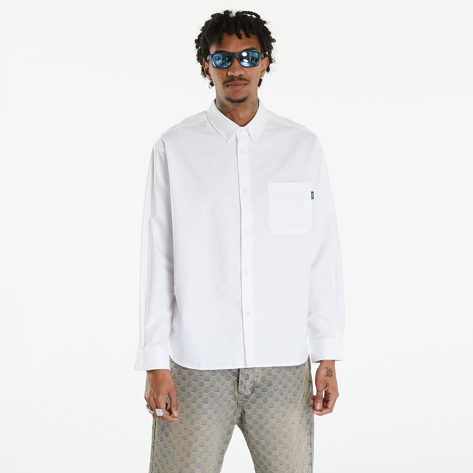 Camice Awake NY Embroidered Oxford Shirt White