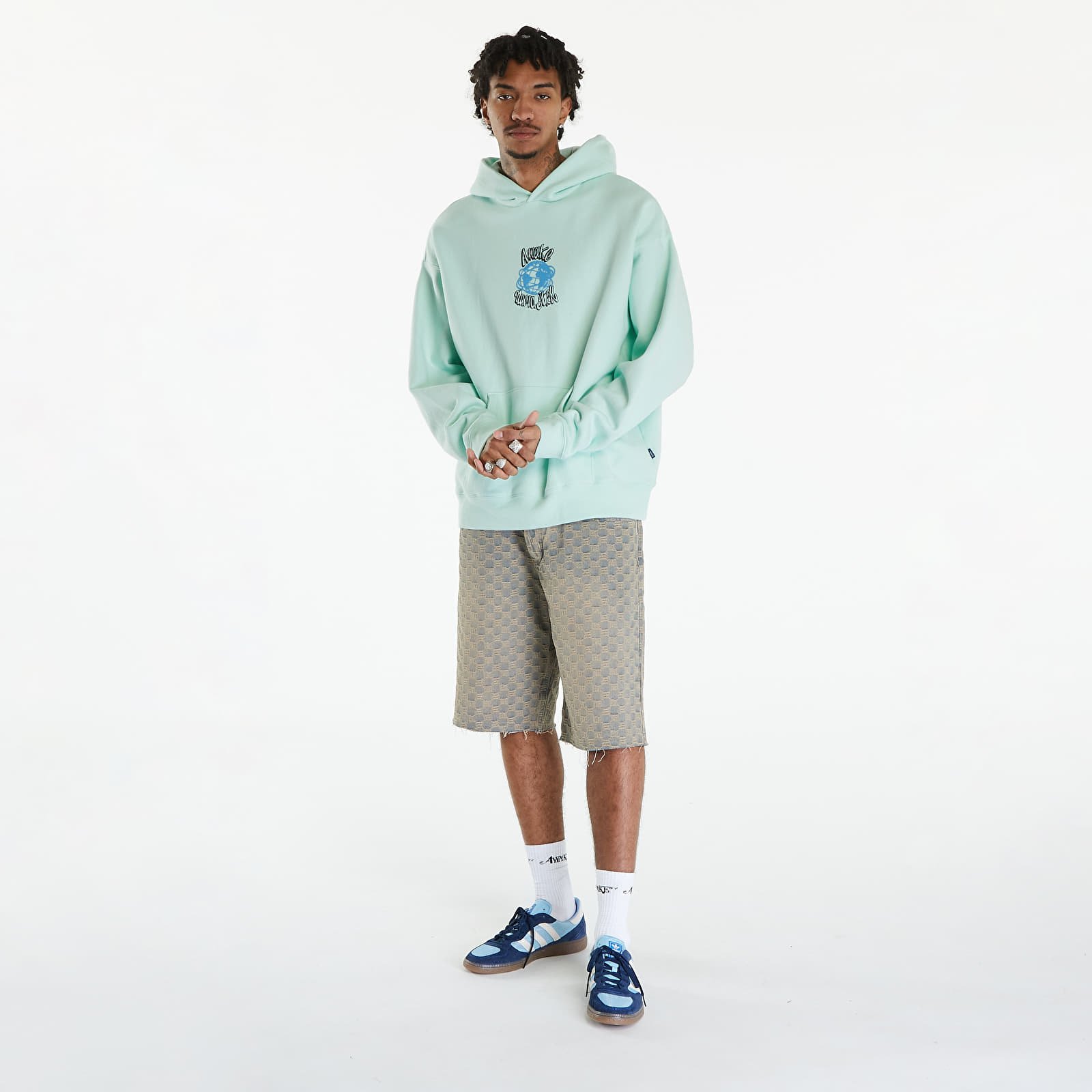 Hoodies and sweatshirts  Awake NY Globe Hoodie Mint