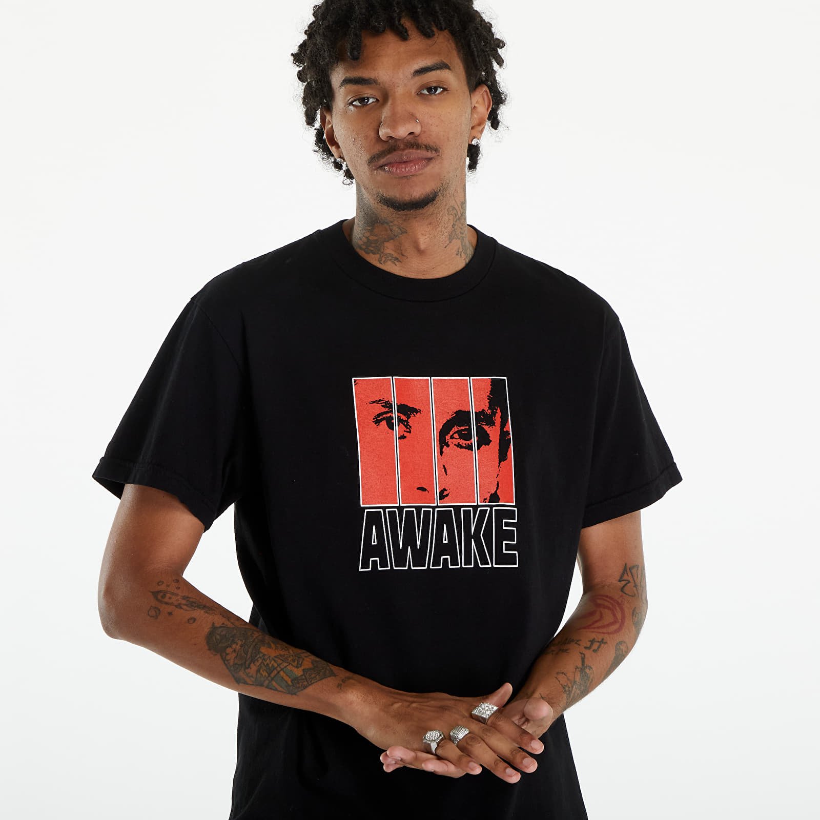 Koszulki Awake NY Vegas T-Shirt Black