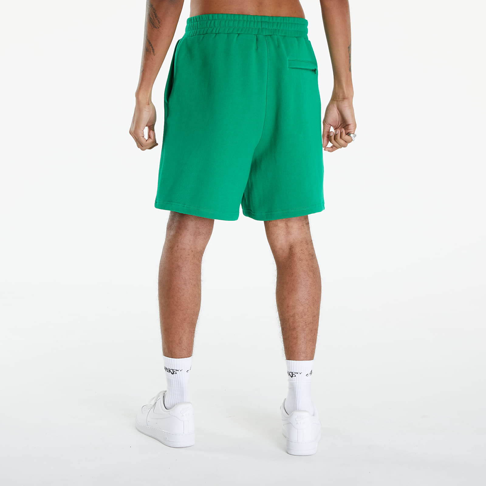 Šortky Awake NY Spire Logo Embroidered Sweatshort Green