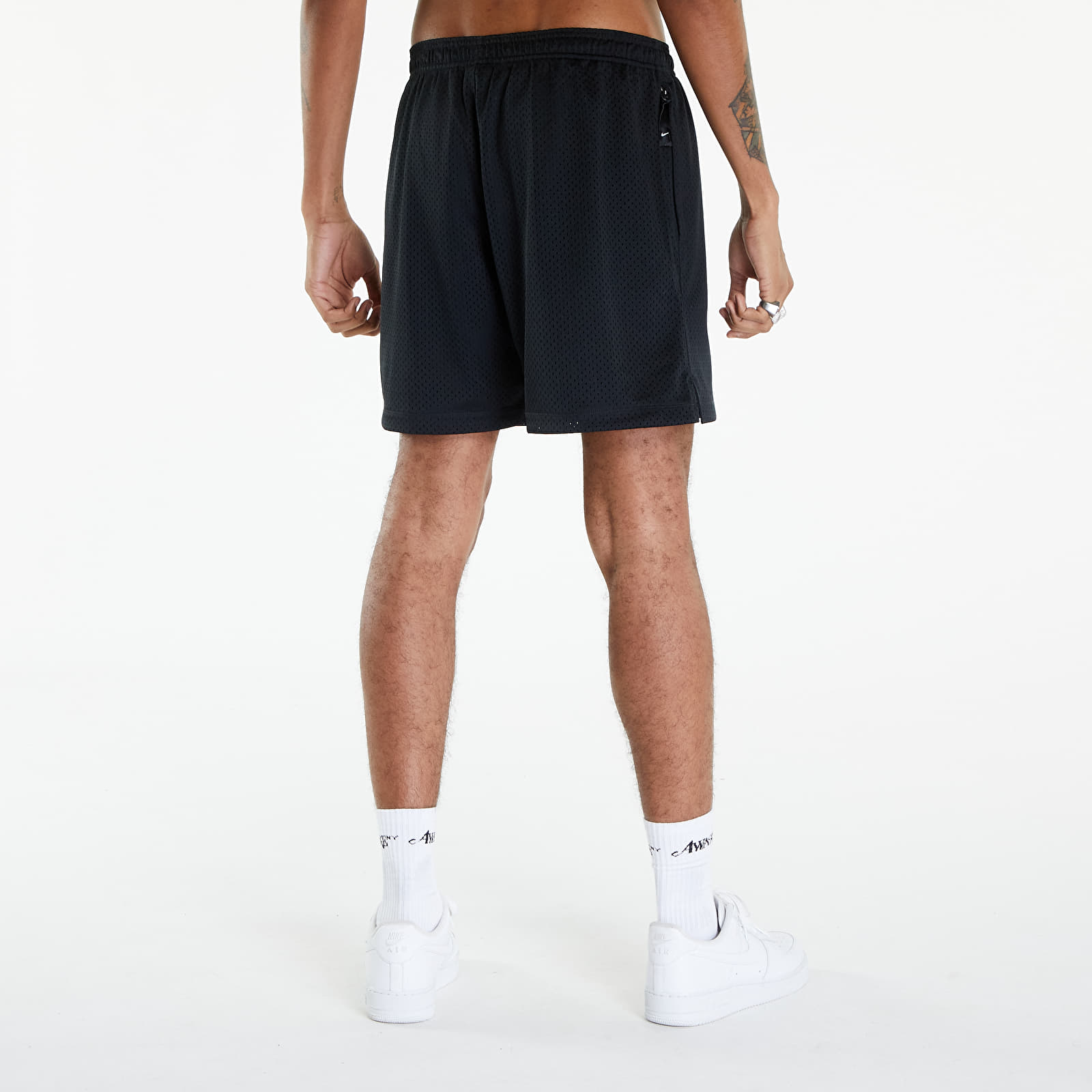 Pantaloncini Nike Solo Swoosh Men's Mesh Shorts Black/ White