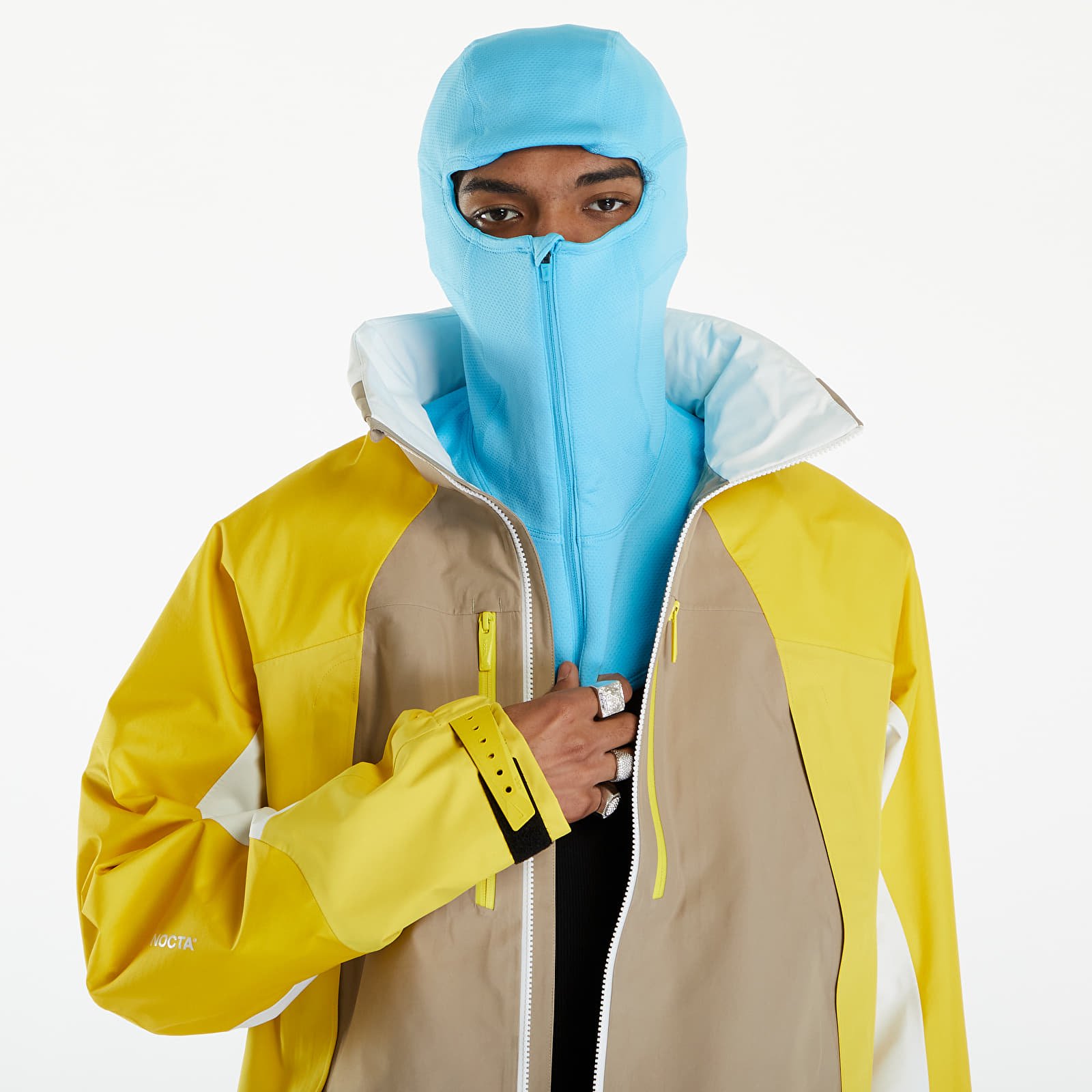 Μπουφάν Nike x NOCTA x L’ART DE L’AUTOMOBILE NRG Tech Men's Hooded Jacket Khaki/ Vivid Sulfur/ Sail/ Baltic Blue