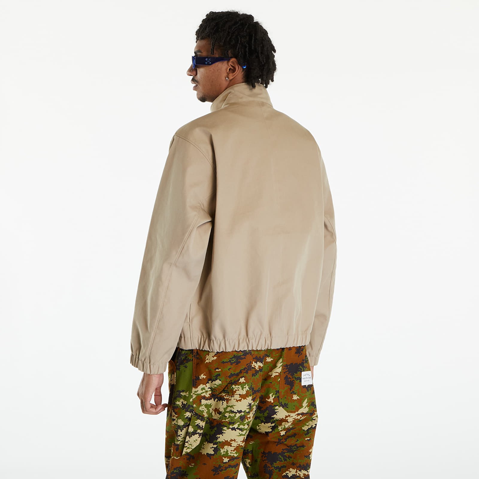 Bundy Nike Sportswear Storm-FIT Tech Pack Men's Cotton Jacket Khaki/ Star Blue/ Smoke Grey/ Khaki