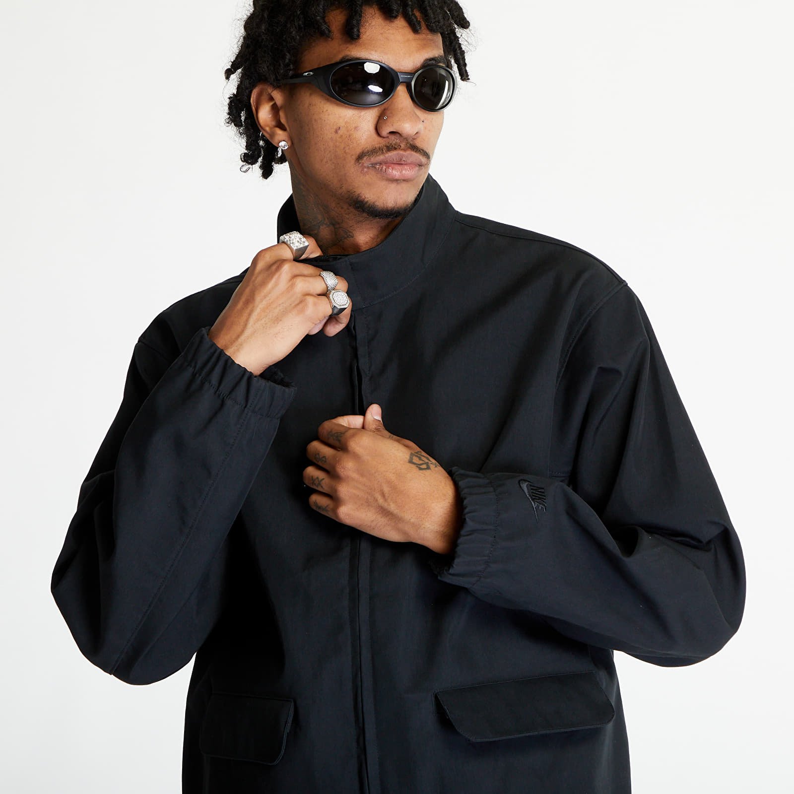 Jackets Nike Sportswear Storm-FIT Tech Pack Men's Cotton Jacket Black/ Khaki/ Anthracite/ Black