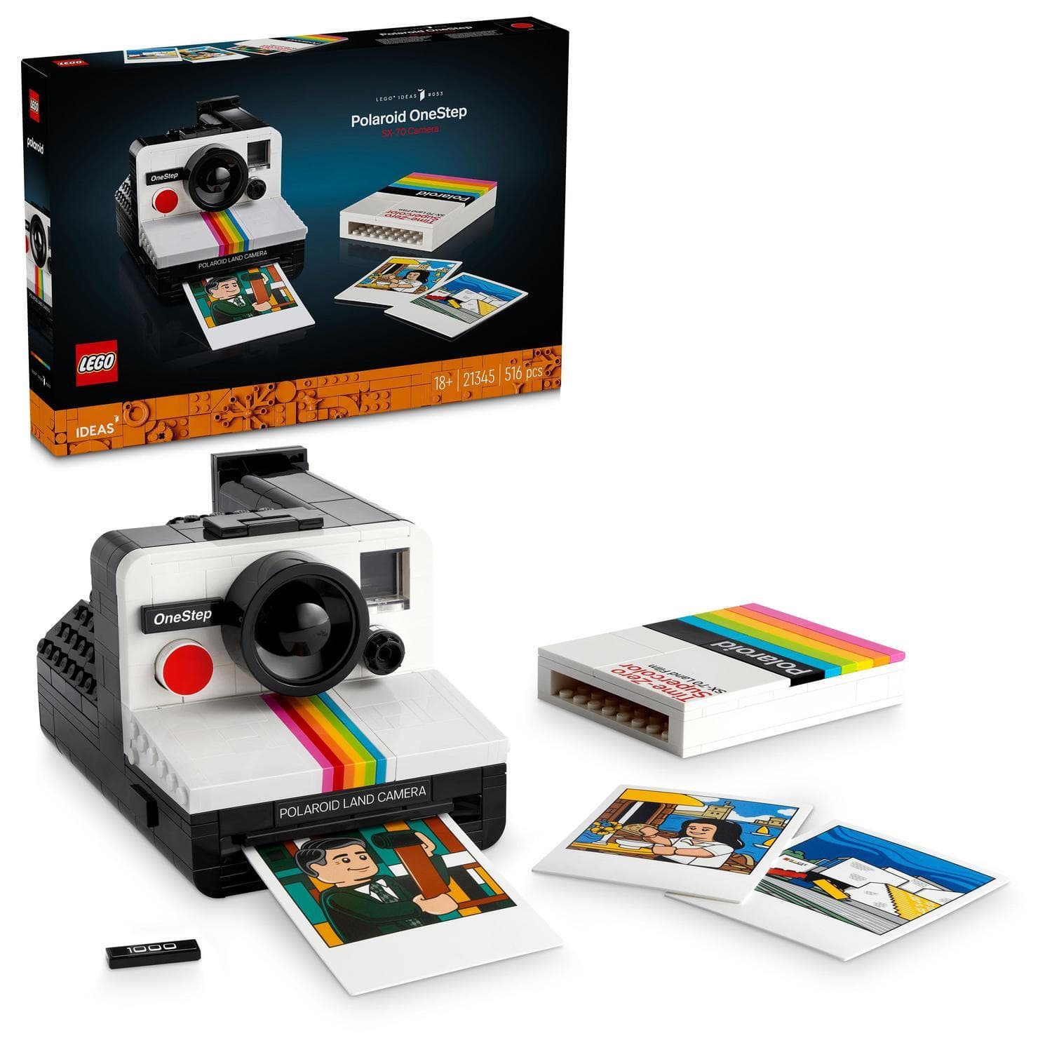 Zestawy LEGO® LEGO® Ideas 21345 Polaroid OneStep SX-70 Camera