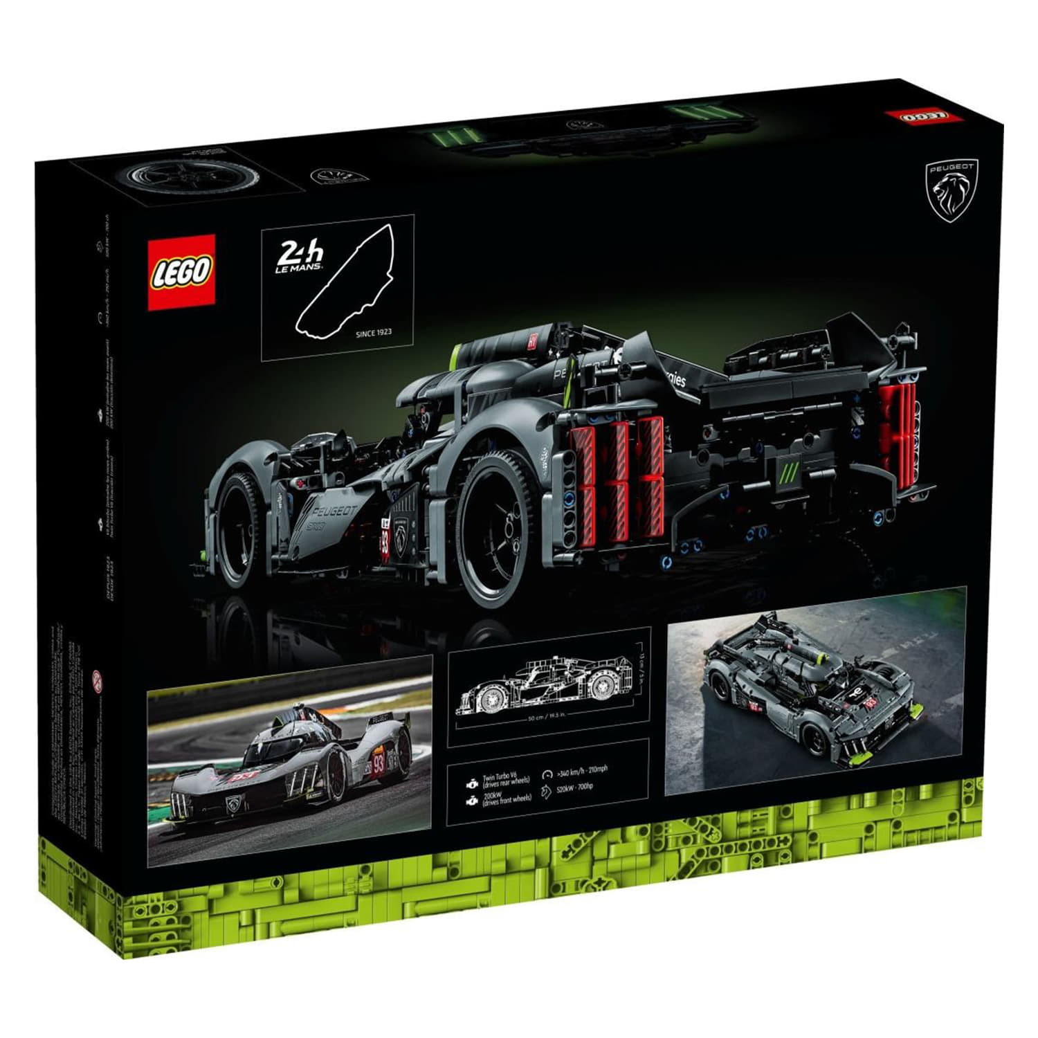 LEGO® kits LEGO® Technic 42156 PEUGEOT 9X8 24H Le Mans Hybrid Hypercar
