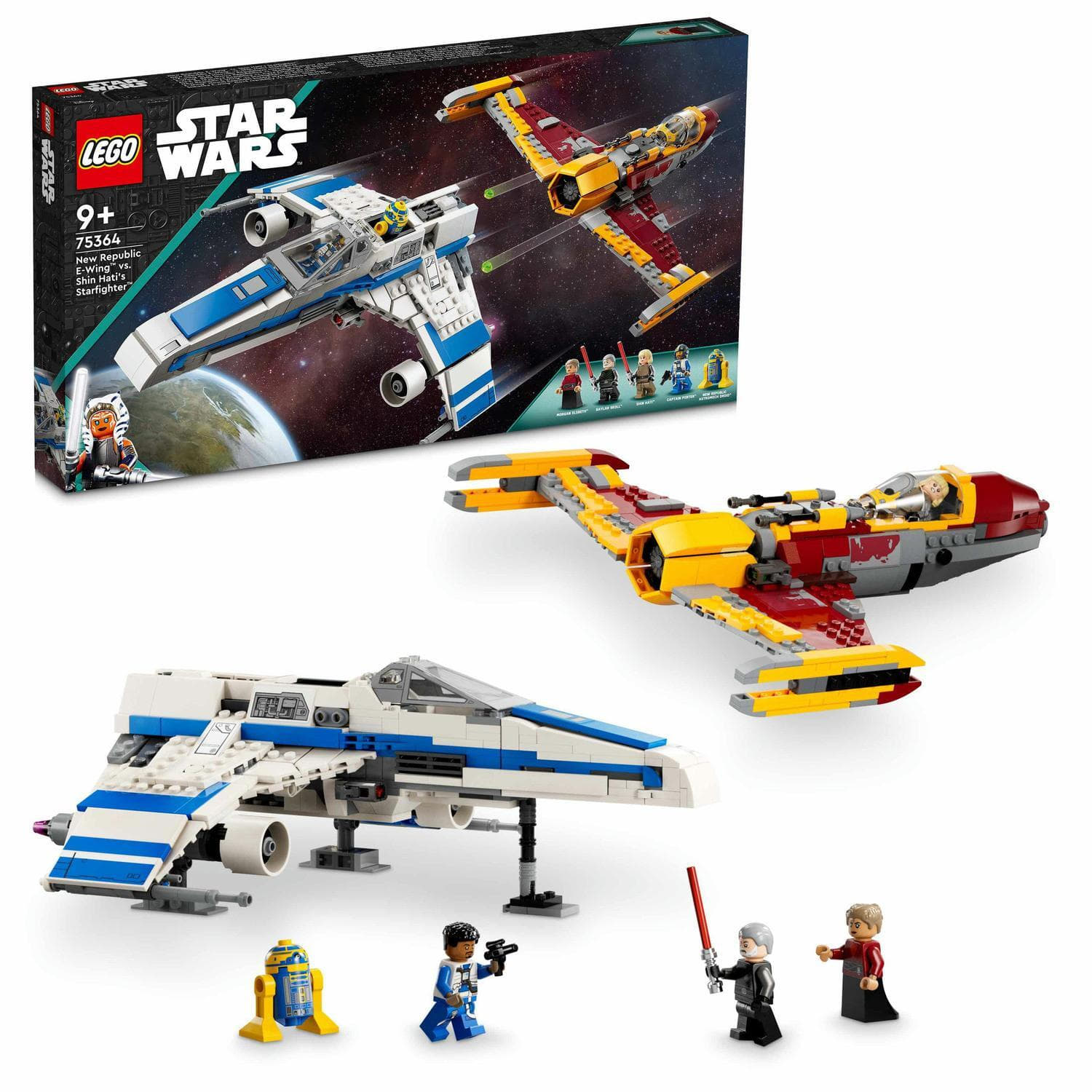 Kits de LEGO® LEGO® Star Wars™ 75364 New Republic E-Wing™ vs. Shin Hati’s Starfighter™