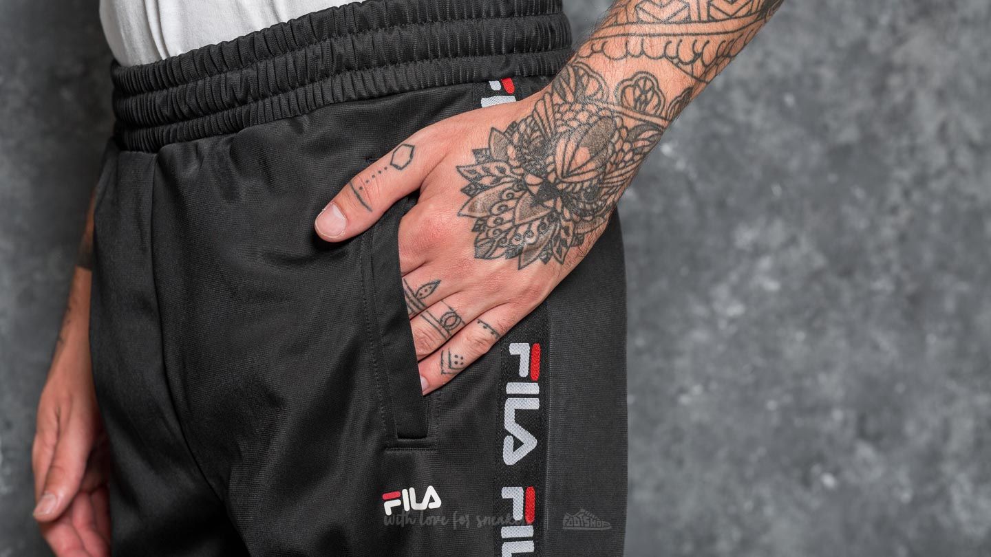 Bukser og jeans FILA Tape Track Pants Black