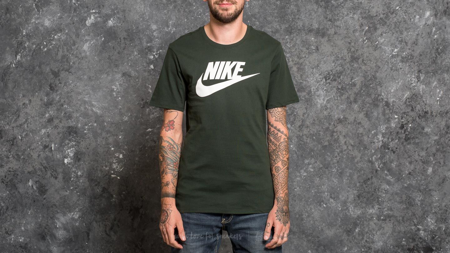 Koszulki Nike Sportswear Icon Futura Tee Dark Green