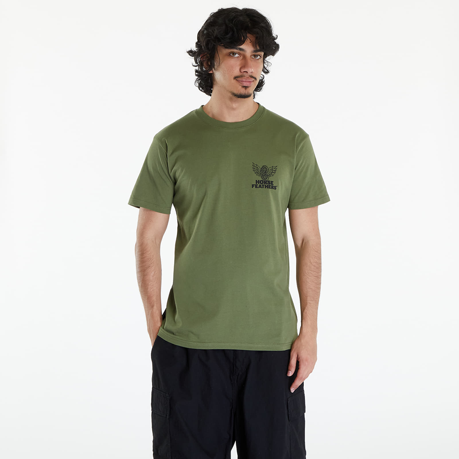 Тениски Horsefeathers Wheel Tech T-Shirt Loden Green