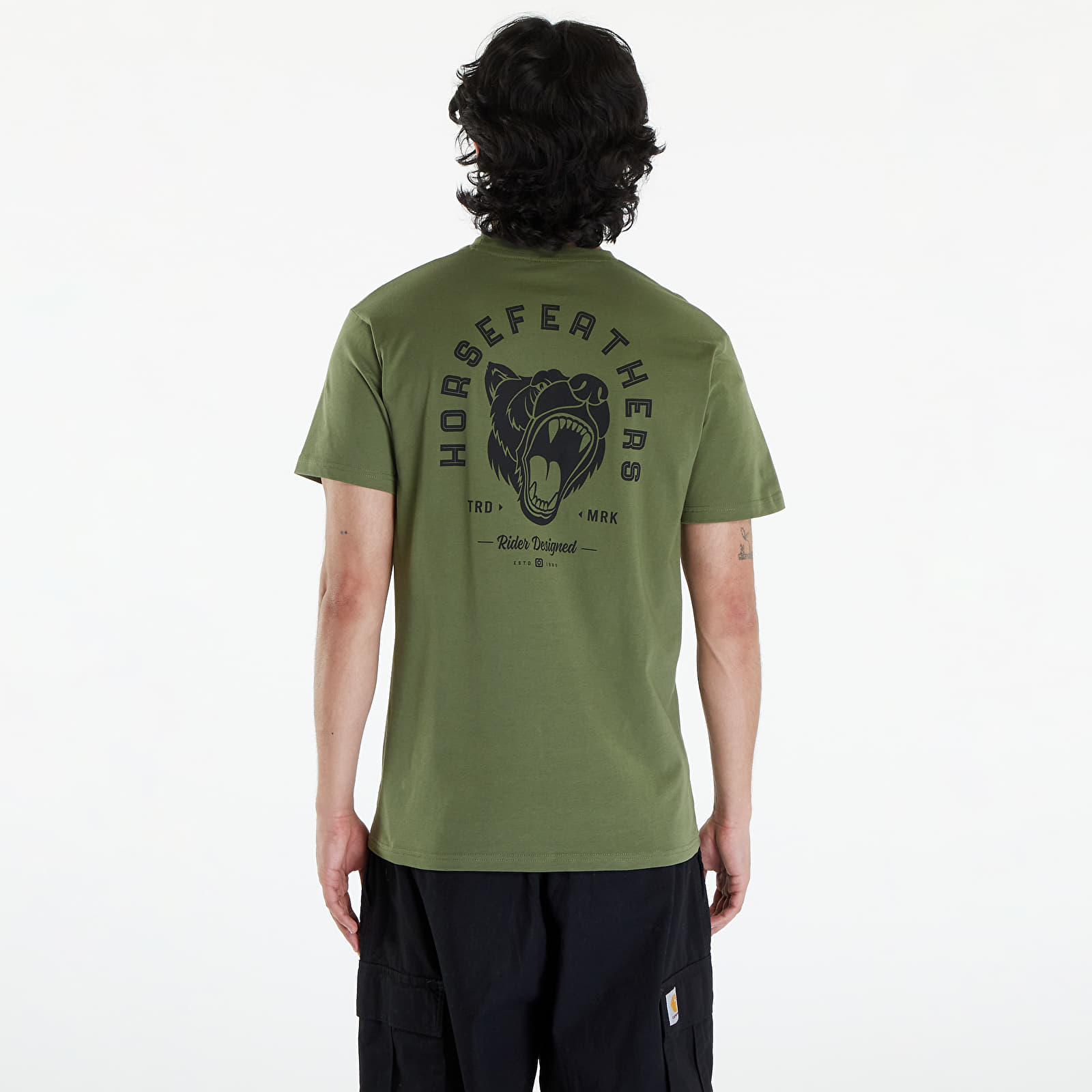 T-Shirts Horsefeathers Roar II T-Shirt Loden Green
