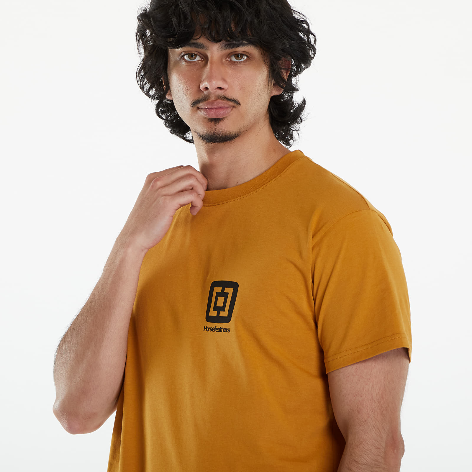 Tričká Horsefeathers Mini Logo T-Shirt Spruce Yellow
