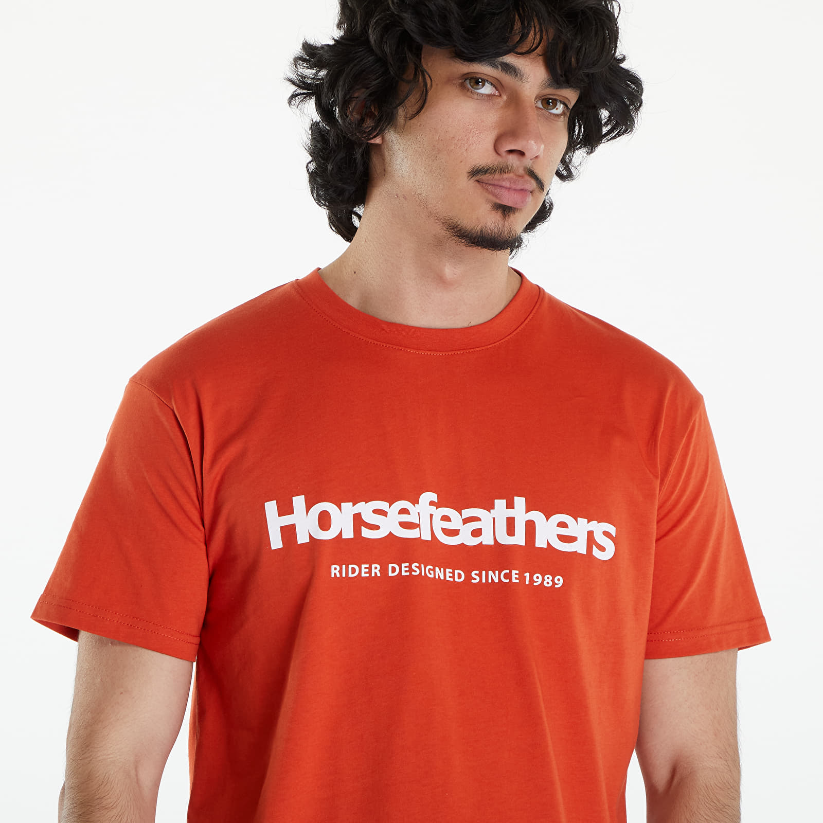 Pólók Horsefeathers Quarter T-Shirt Orange Rust